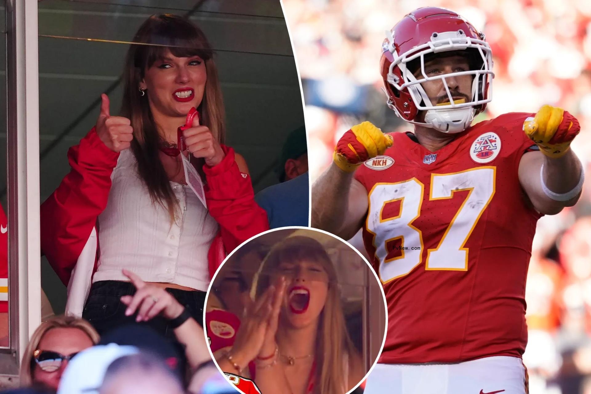 Watch Taylor Swift celebrate as Travis Kelce scores Chiefs touchdown: ‘Let’s f–king go!’