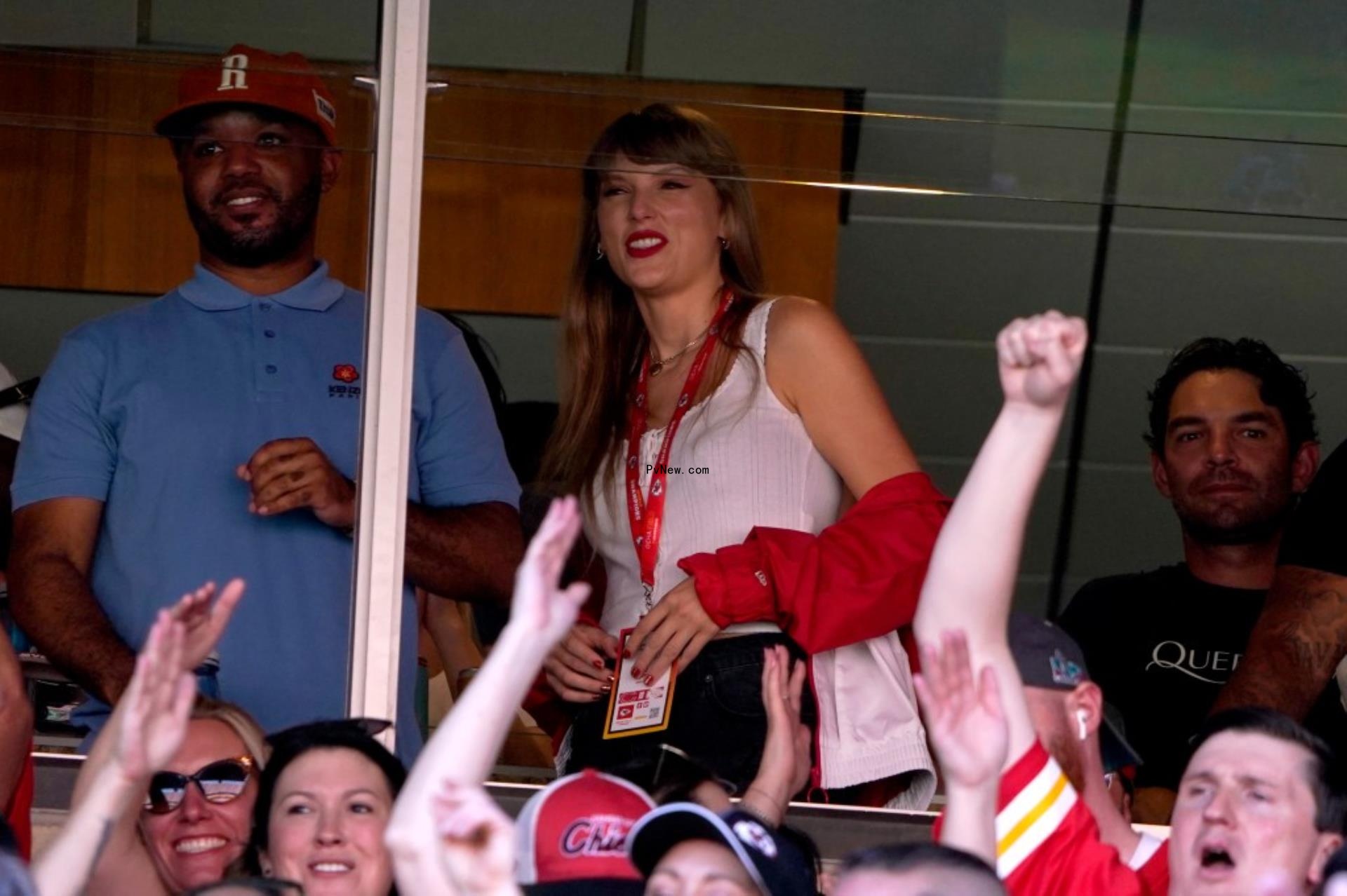 Taylor Swift at Kansas City Chiefs game