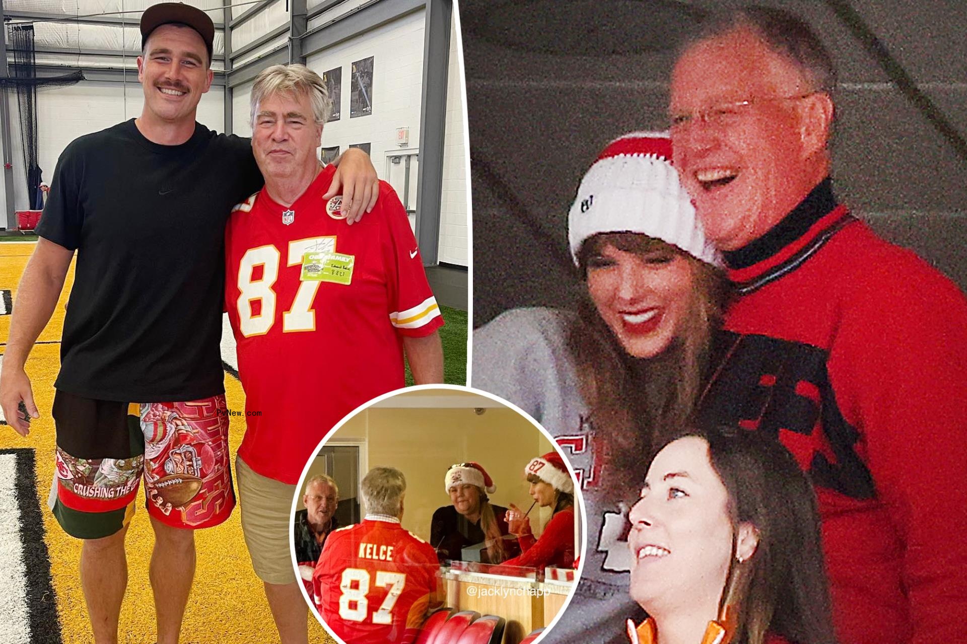 Taylor Swift and her parents spent Christmas at Travis Kelce’s house with his father: report