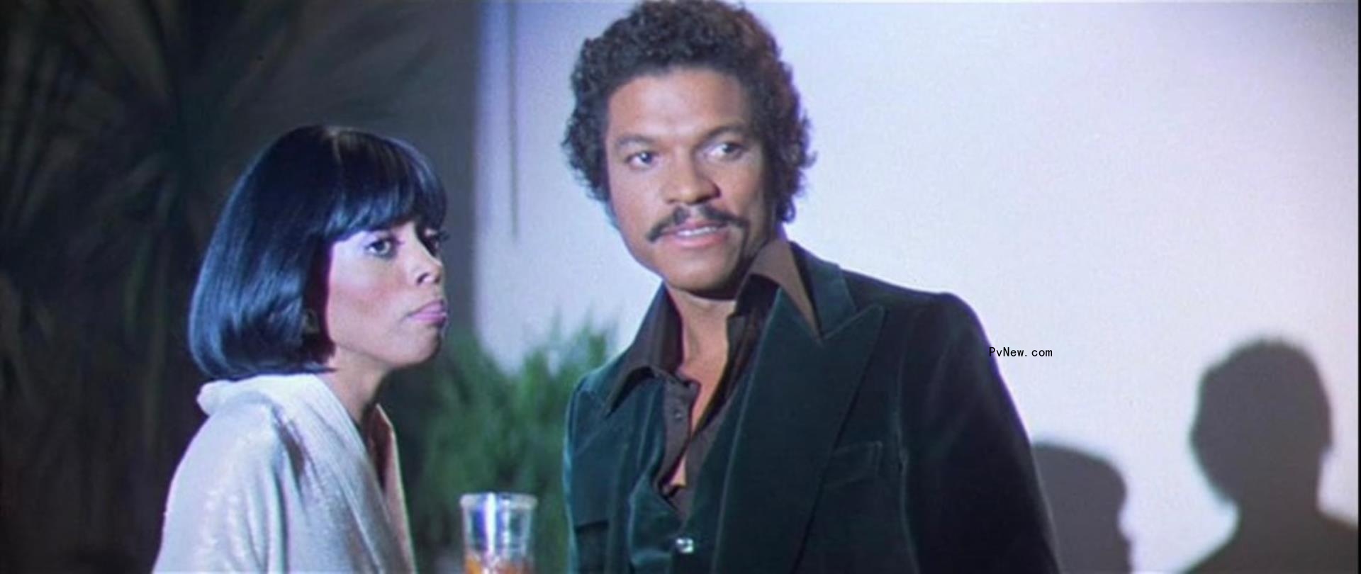 Billy Dee Williams and Diana Ross in