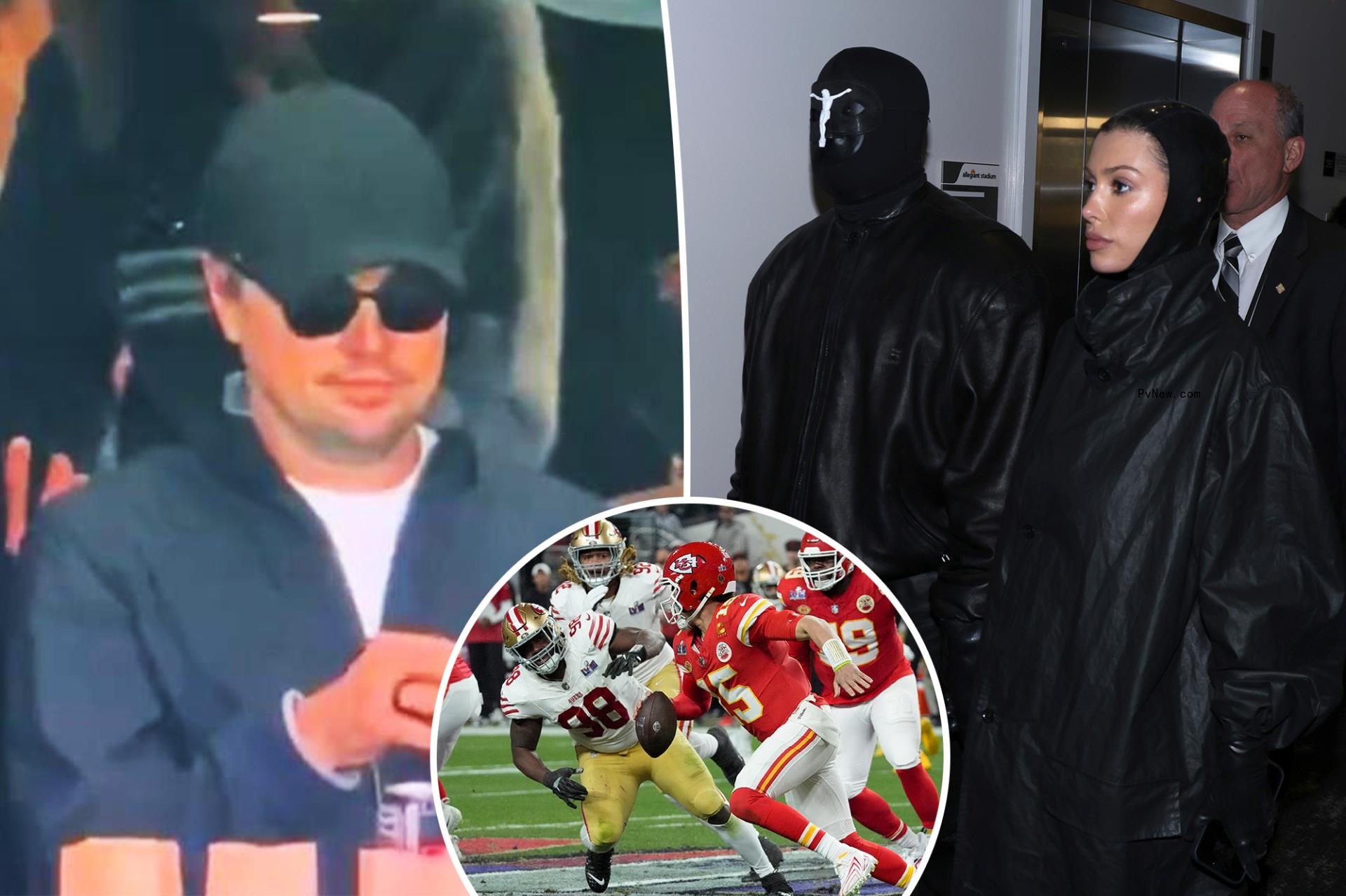 Kanye West gets cold shoulder from former pal Leo<i></i>nardo DiCaprio, other celebs inside Super Bowl suite