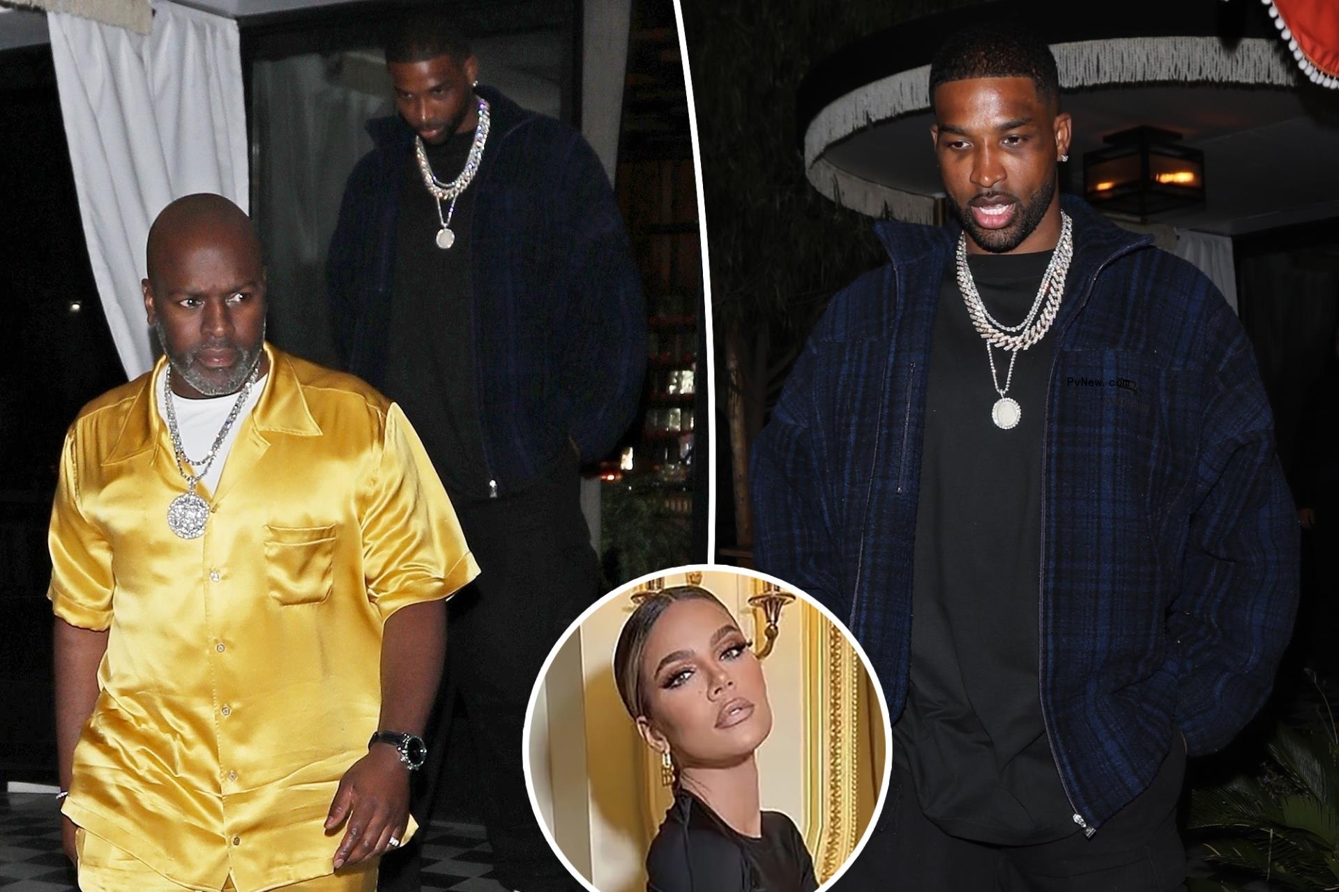 Corey Gamble hits club with Tristan Thompson amid Khloé reco<i></i>nciliation rumors