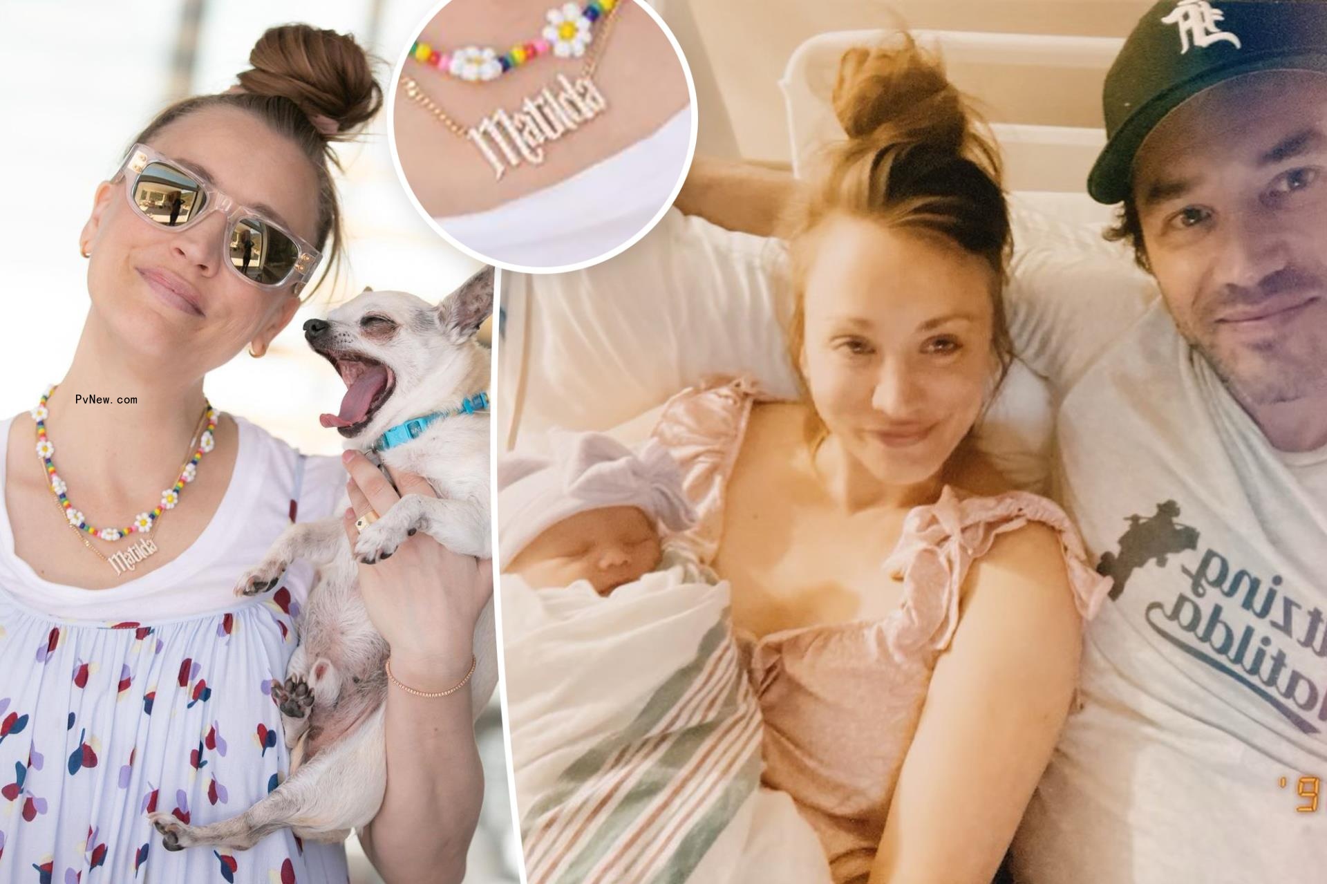 Kaley Cuoco debuts ‘Matilda’ necklace after welcoming baby girl