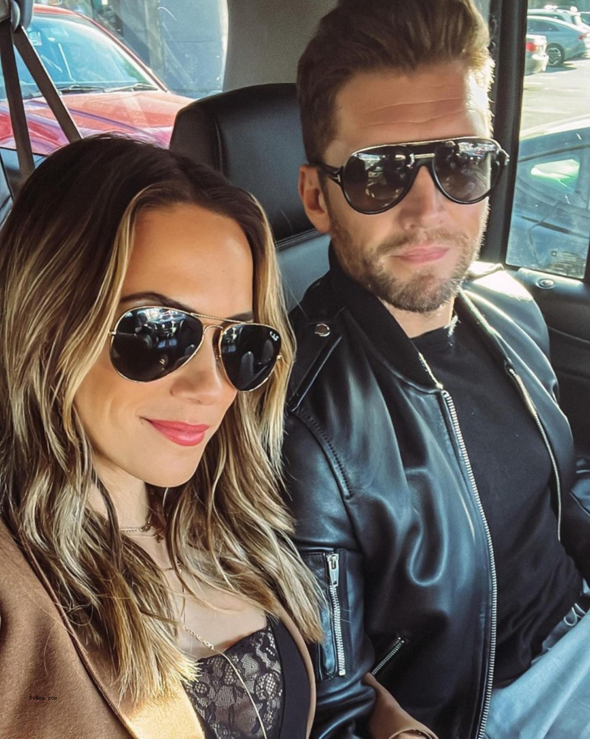Brody Jenner and Tia Blanco in a car selfie.