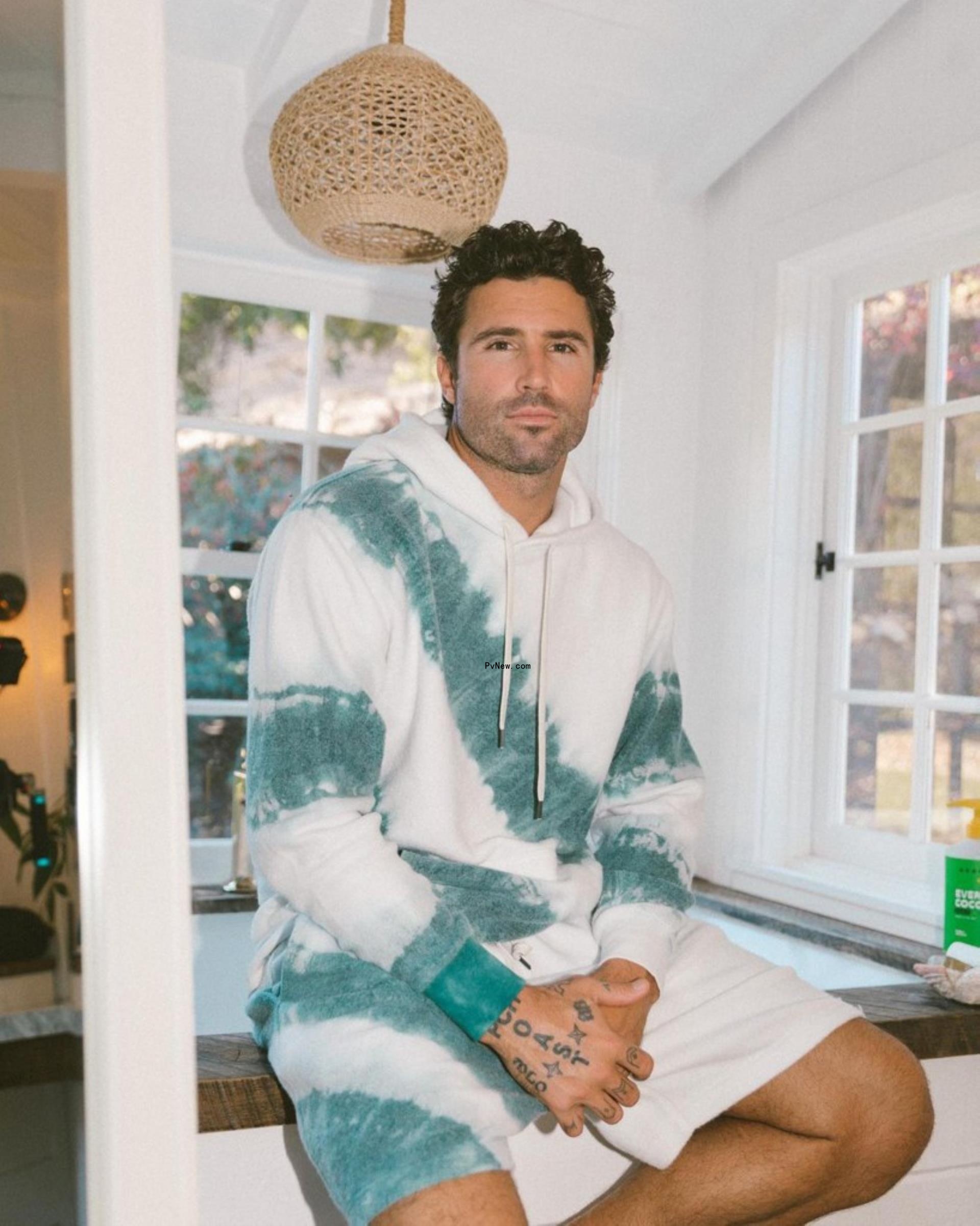 Brody Jenner in a sweatshirt.