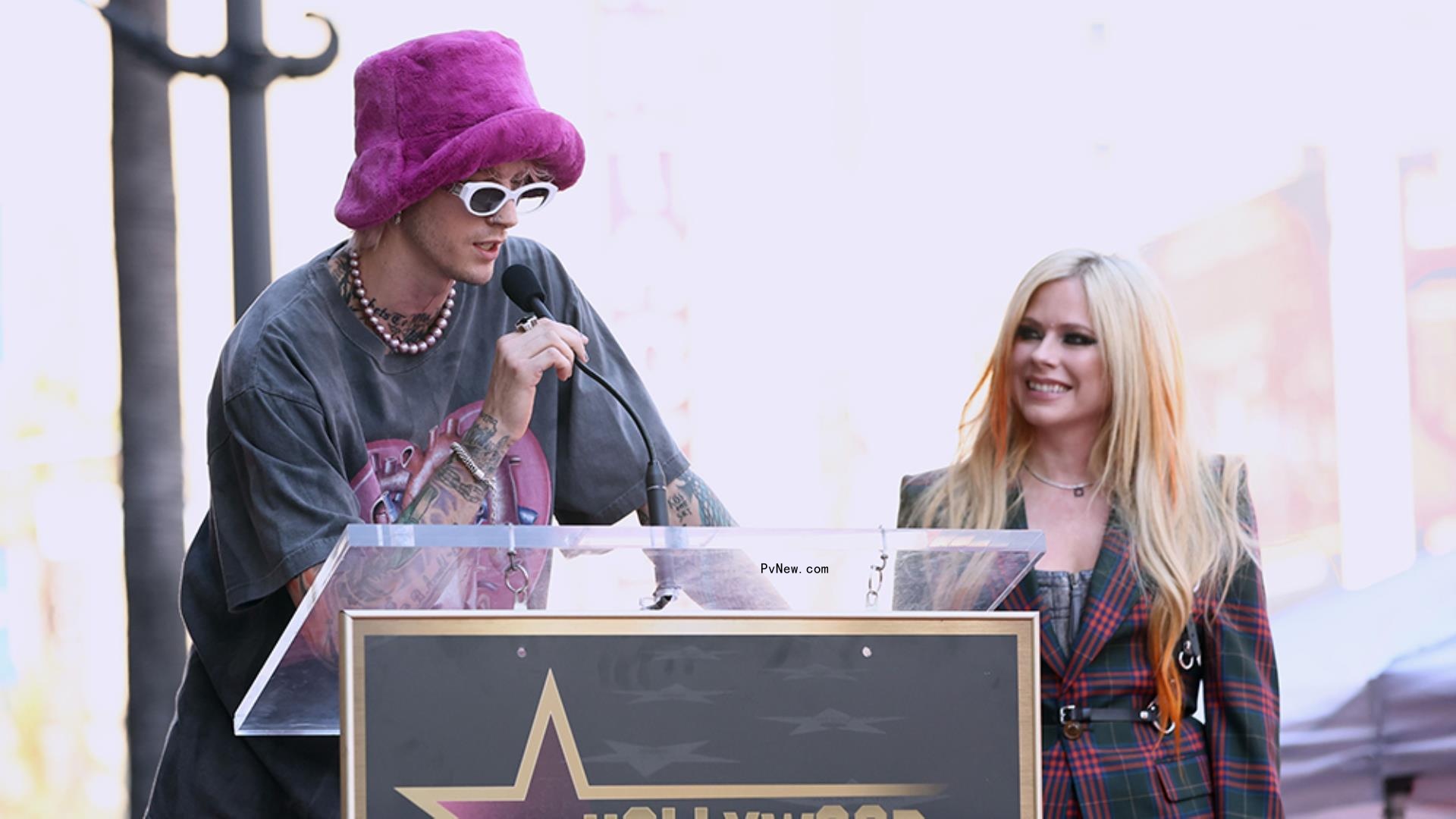 Avril Lavigne Celebrates Walk of Fame Star With Machine Gun Kelly, Mod Sun and More: ‘Can’t Wait for the Next 20 Years, Bitches!’
