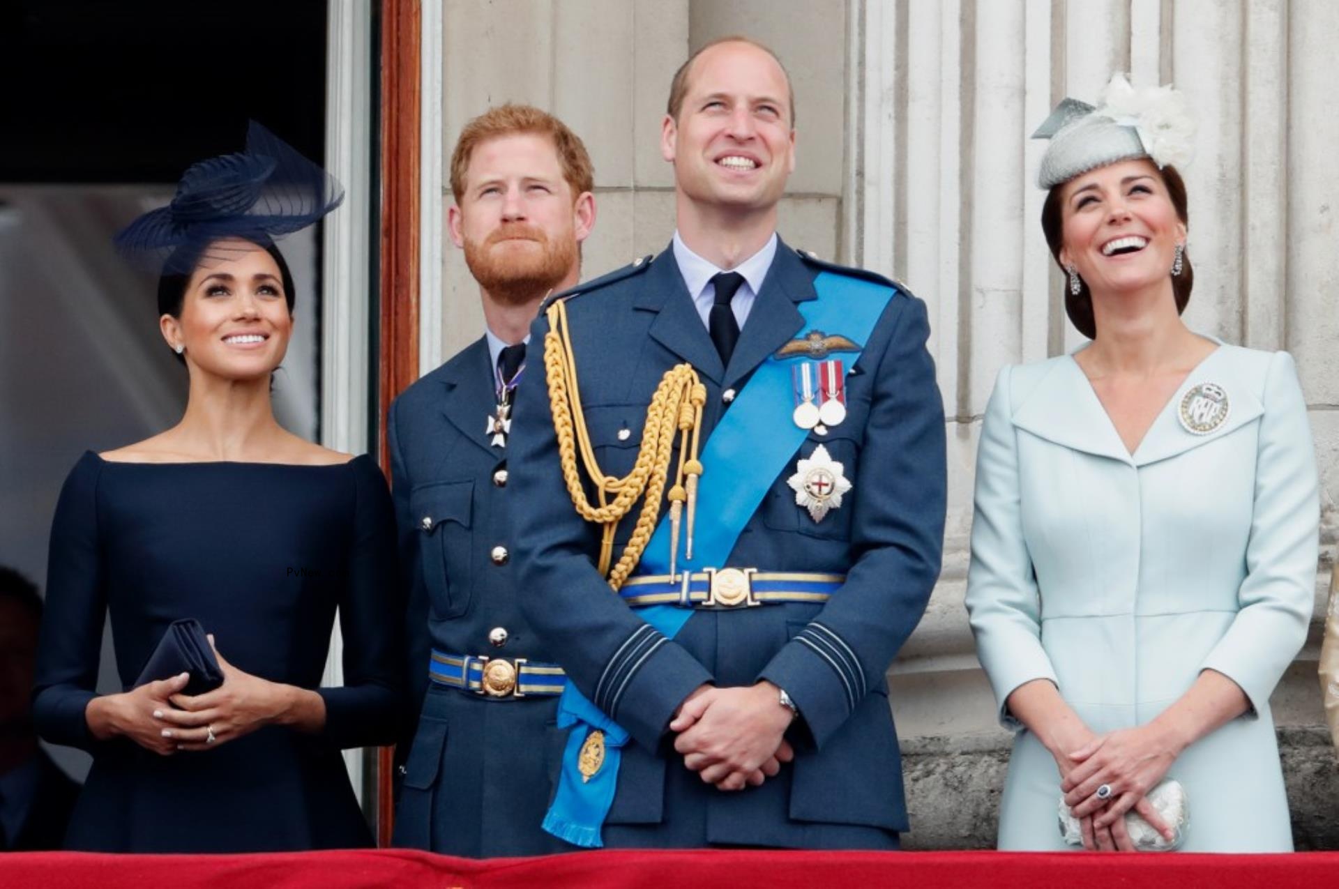 Meghan Markle, Prince Harry, Prince William and Kate Middleton