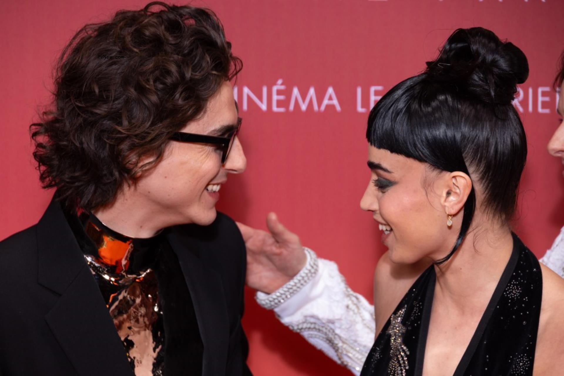 Timothee Chalamet and Souheila Yacoub
