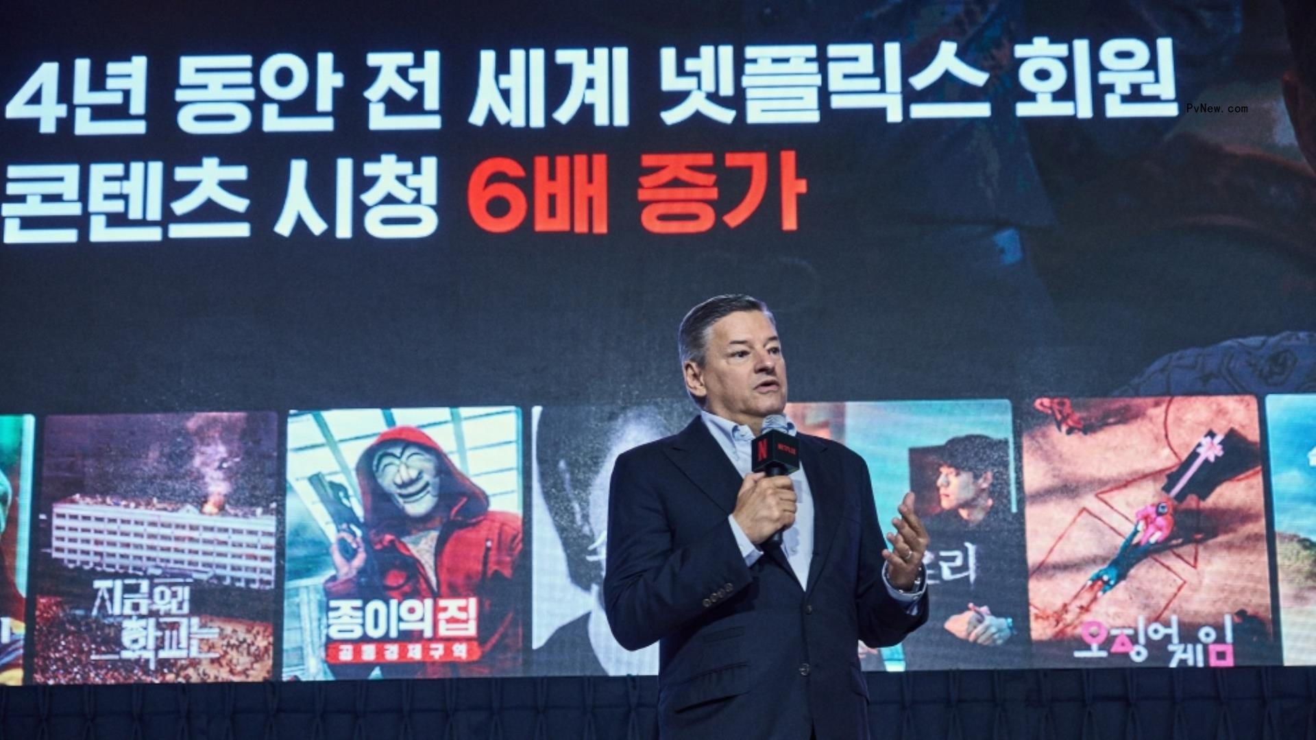 Ted Sarandos Calls Korean Co<i></i>ntent ‘Surprising and Unpredictable’ as Netflix Prepares to Double Investment in Shows, Industry Development