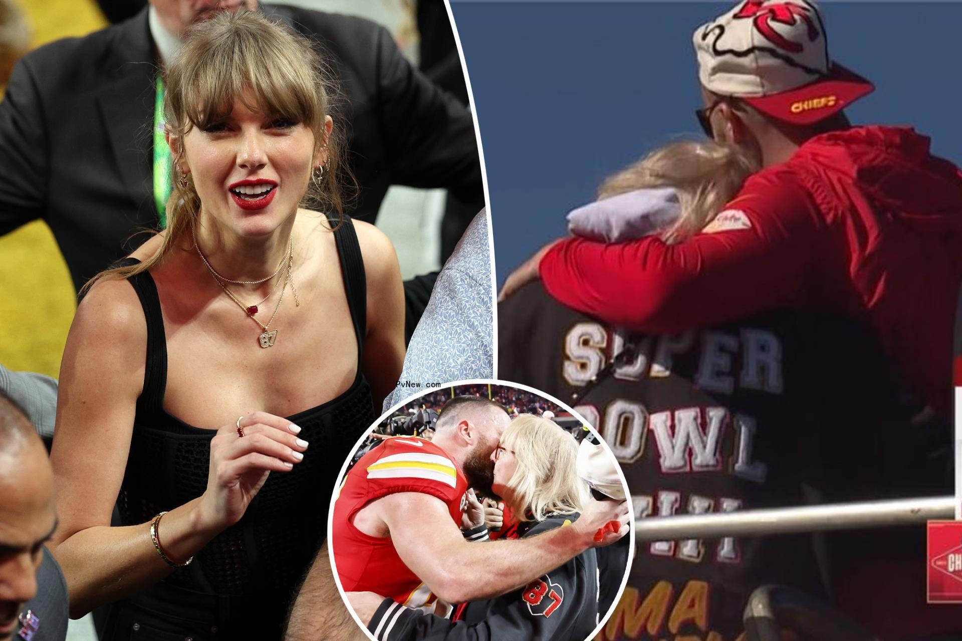Travis Kelce brings mom Do<i></i>nna as date to Chiefs Super Bowl parade as Taylor Swift touches down in Australia