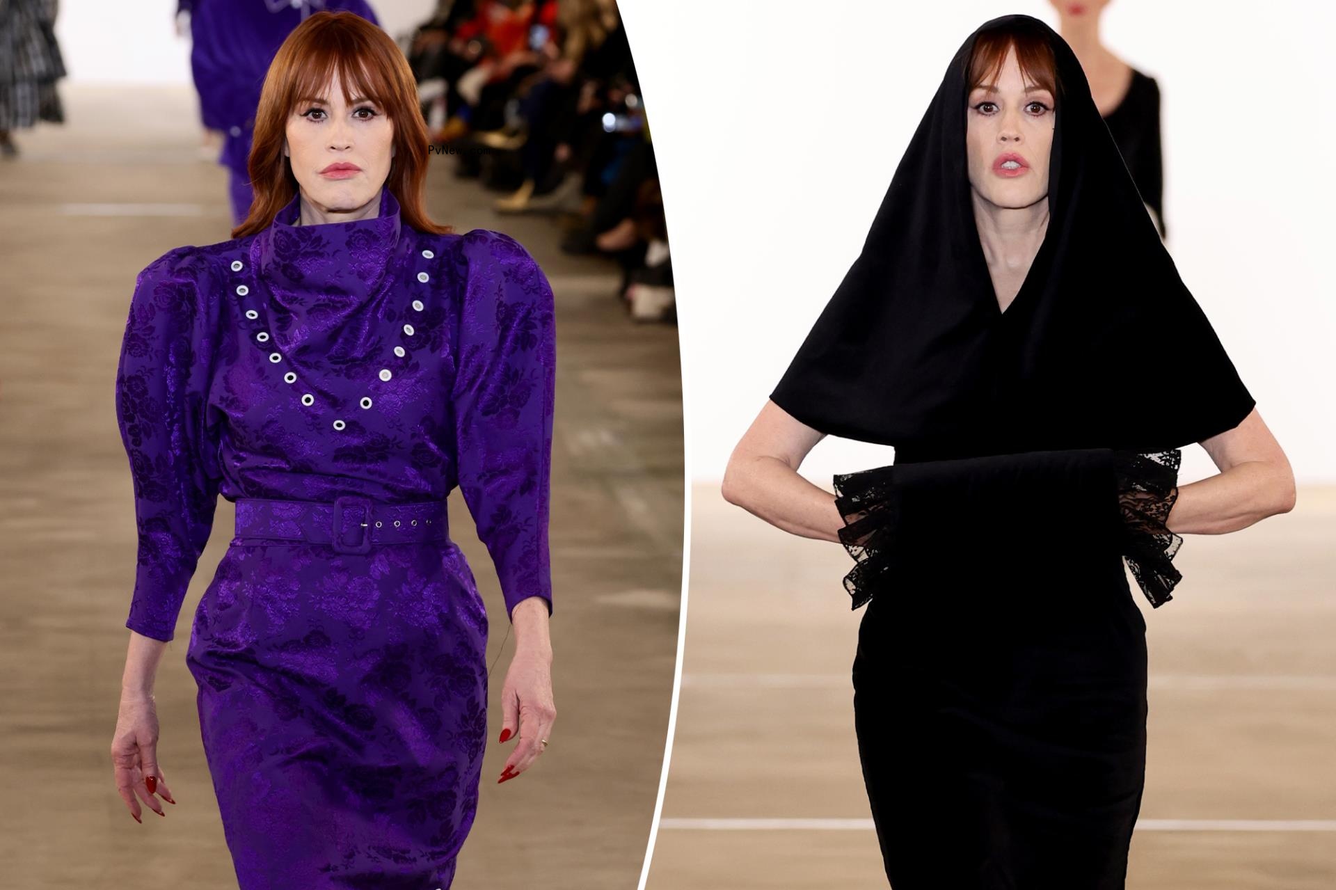 Molly Ringwald makes runway debut at Batsheva show during NYFW alo<i></i>ngside other over-40 models