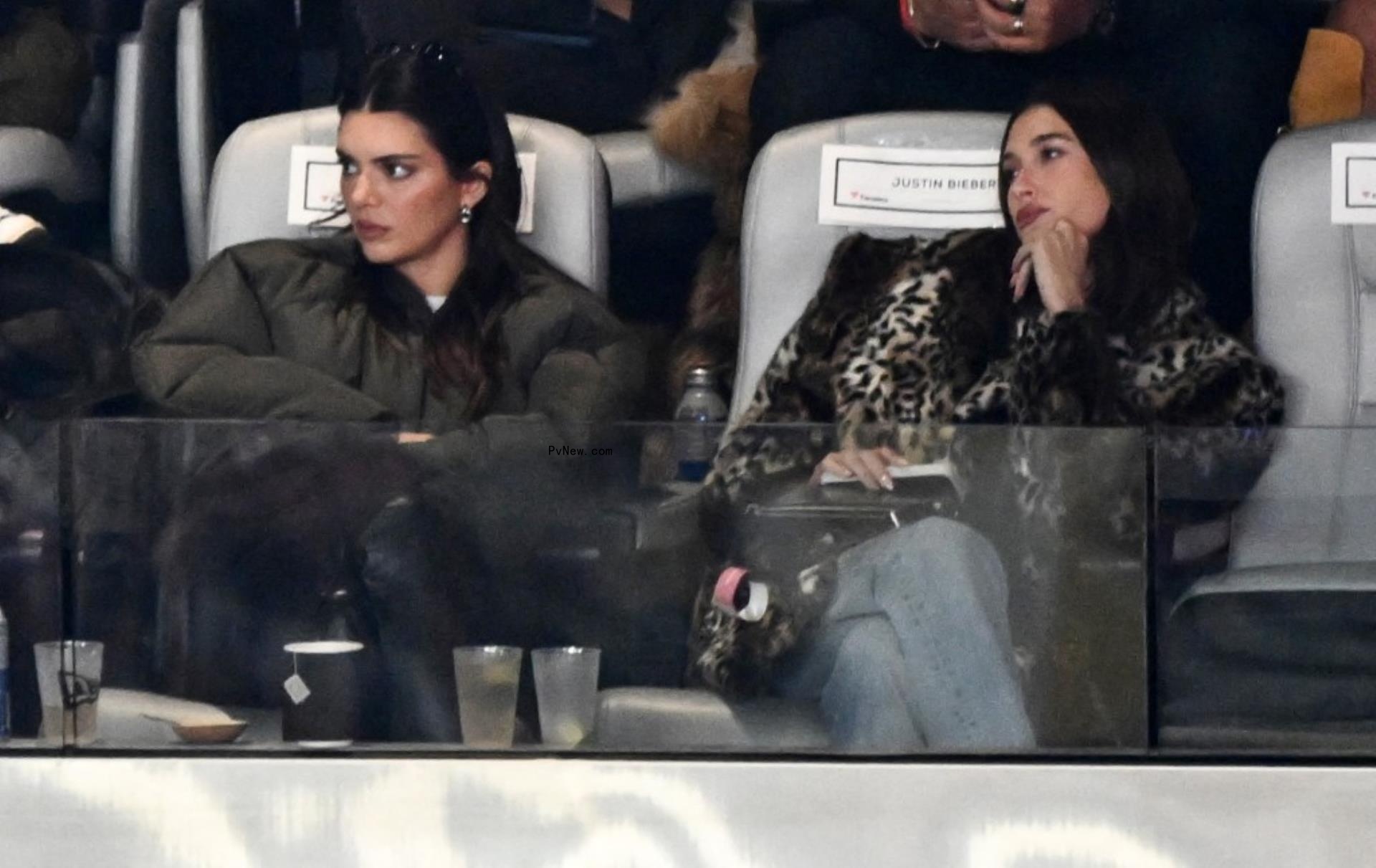 Kendall Jenner and Hailey Bieber