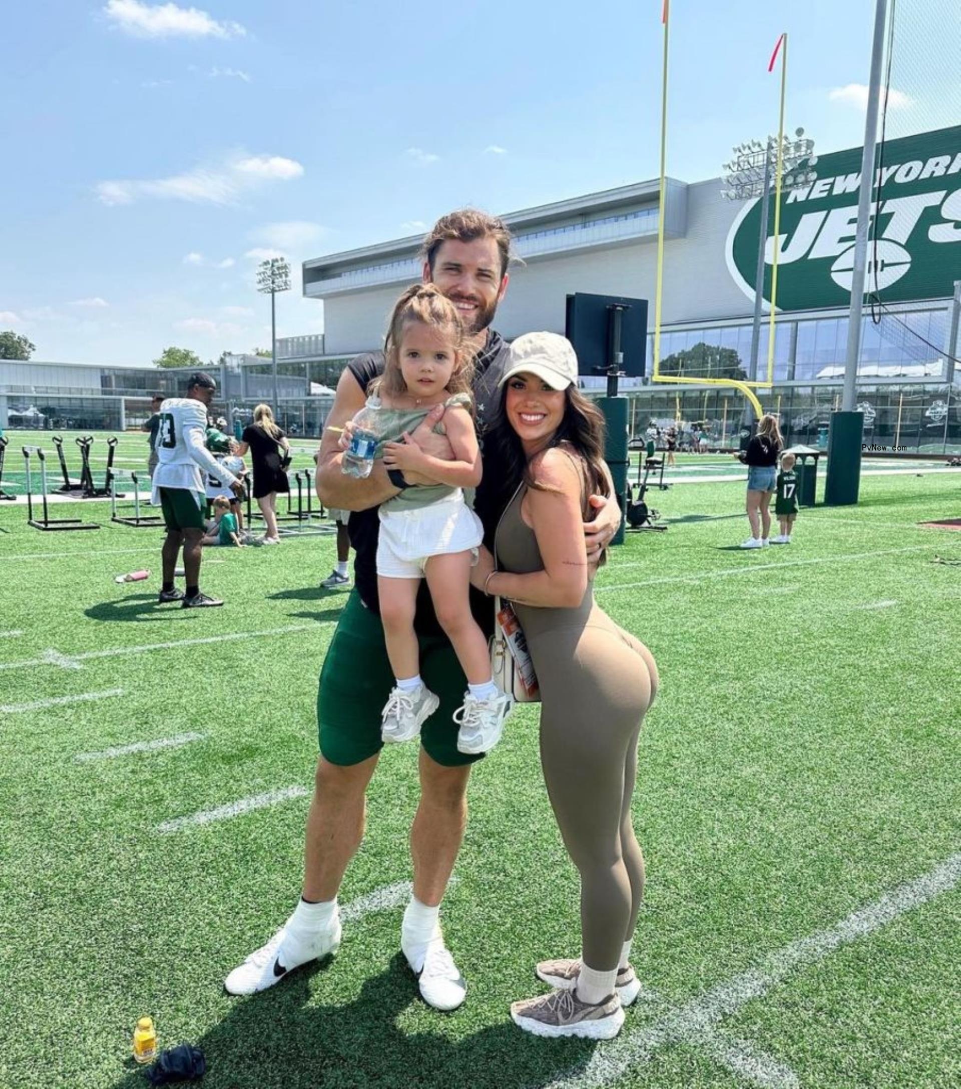 Nick Bawden, Alexis Bawden and their daughter, Skylar
