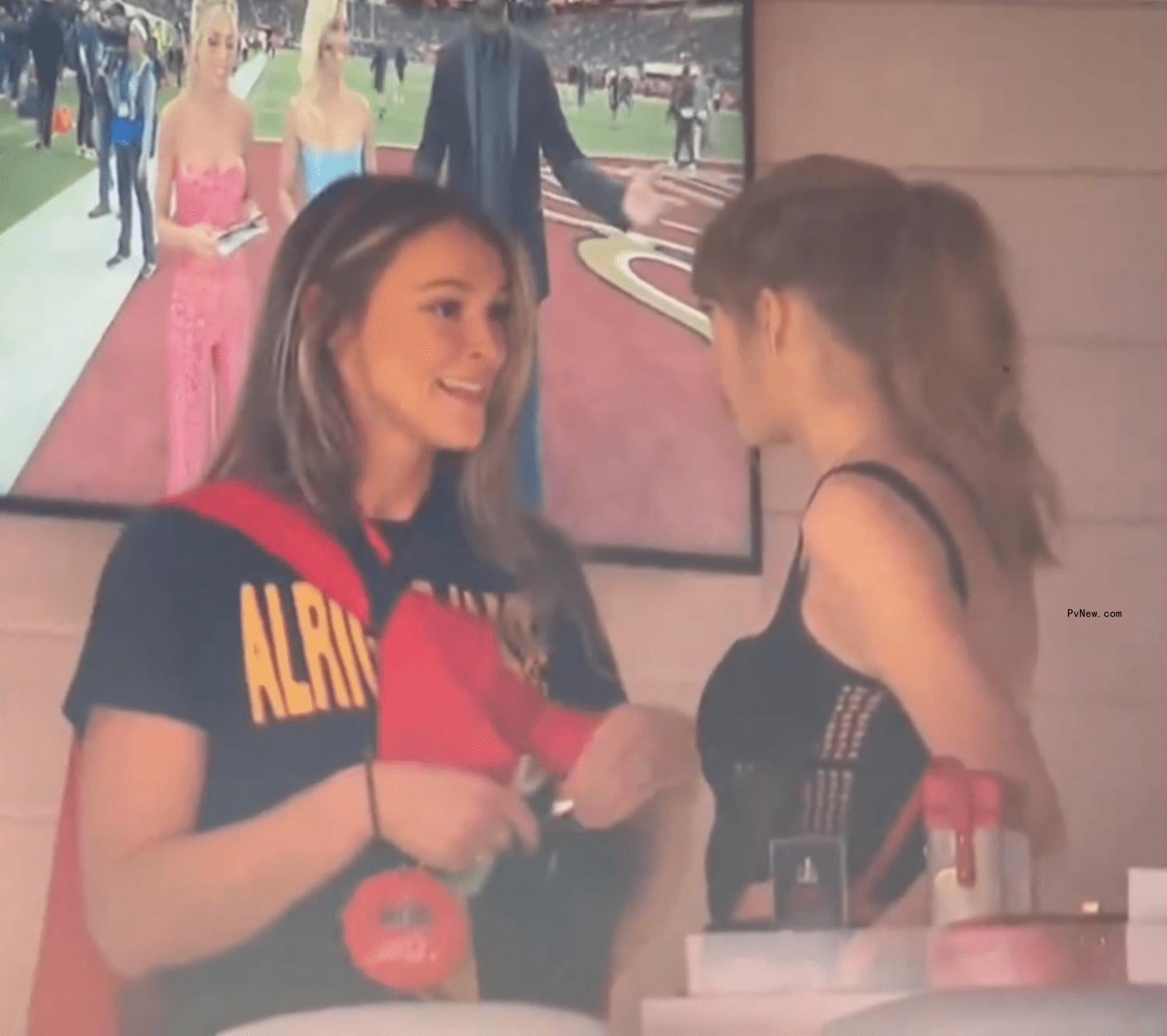 Kylie Kelce and Taylor Swift