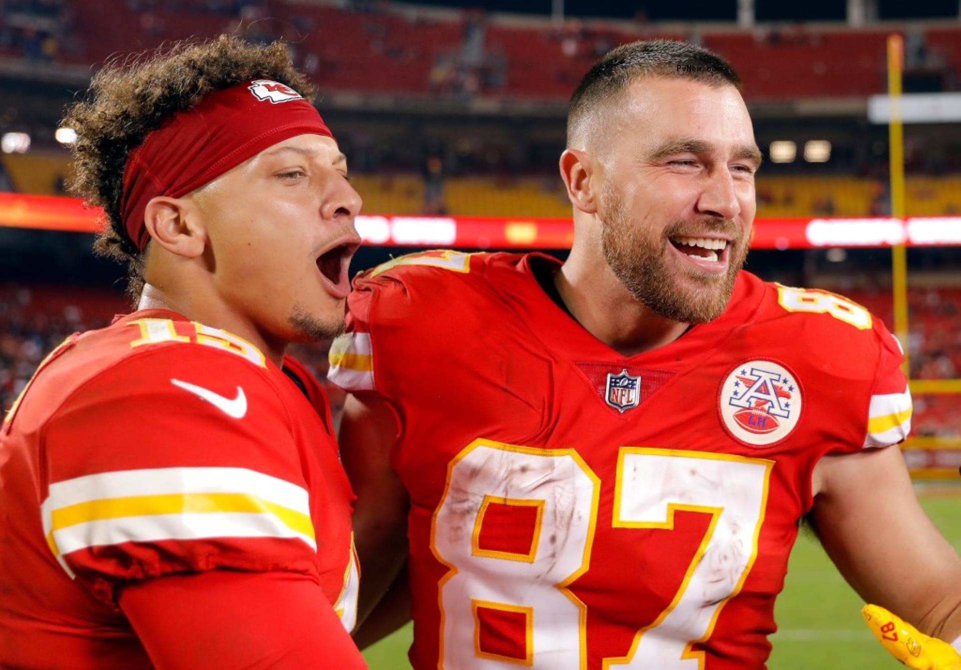 travis kelce and patrick mahomes