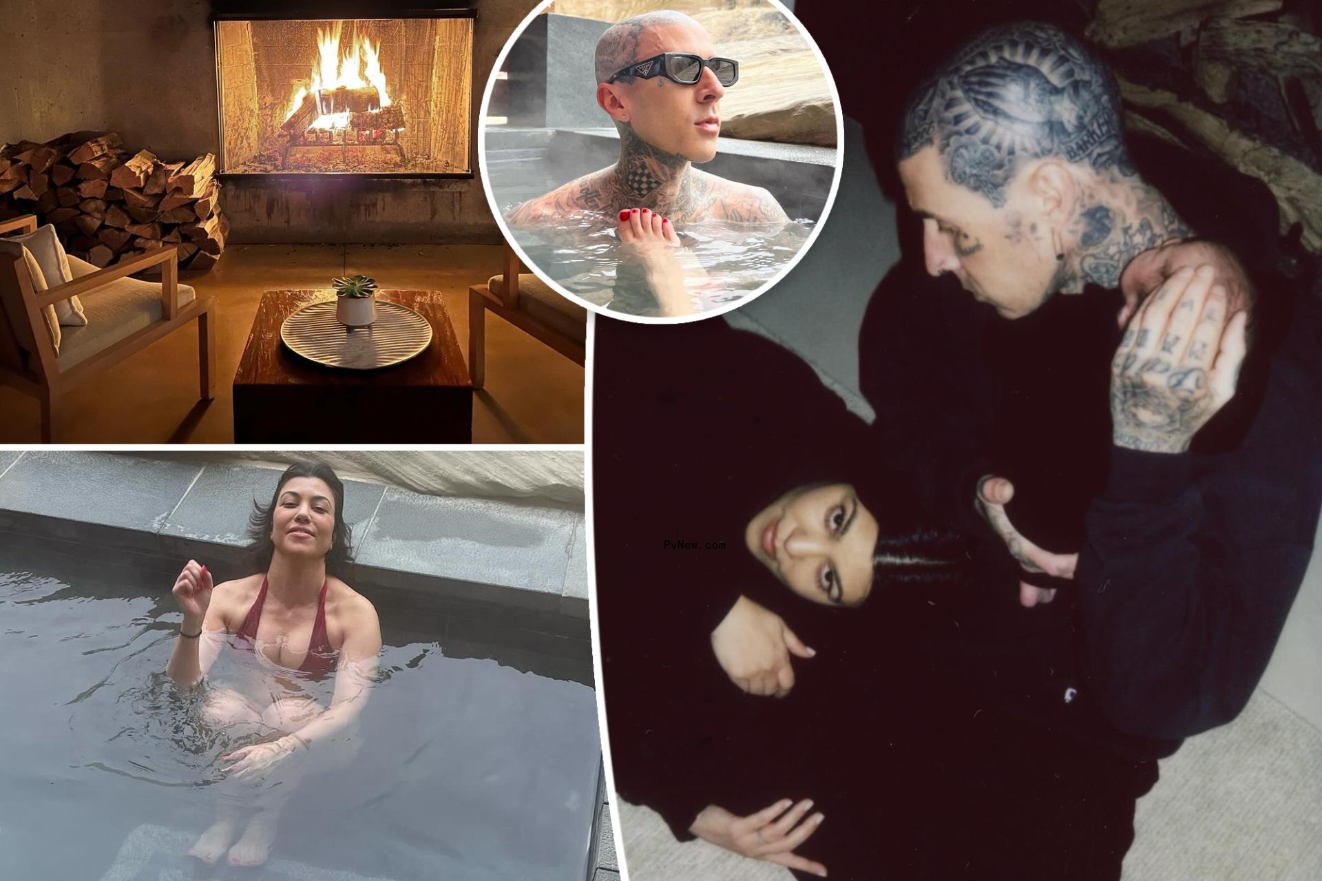 Kourtney Kardashian, Travis Barker reveal they co<i></i>nceived their son, Rocky, during luxe Utah vacation