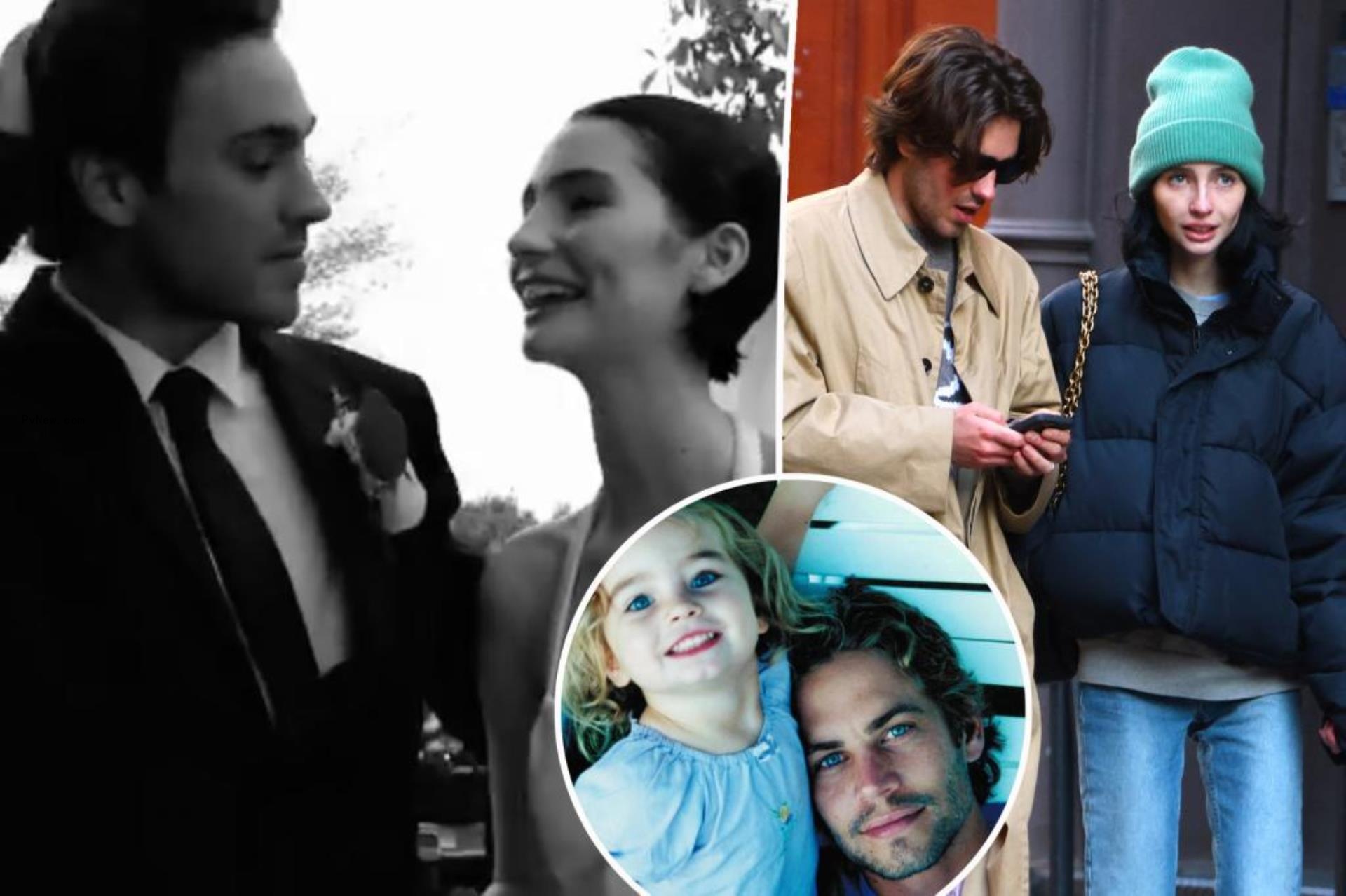 Meadow Walker and Louis Thornton-Allan split image.