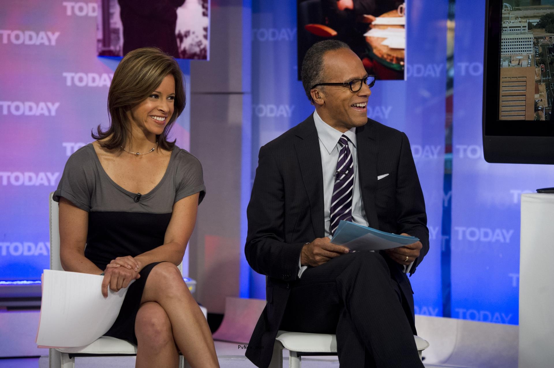 jenna wolfe and lester holt on