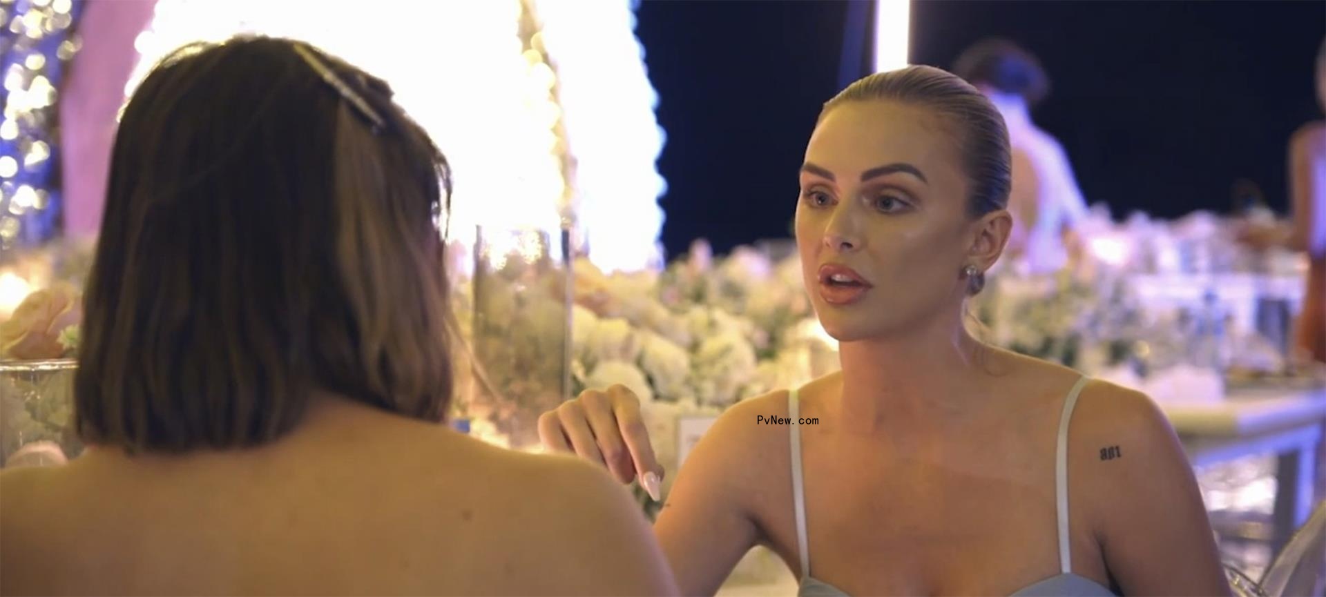 Lala Kent talking to Raquel Leviss on