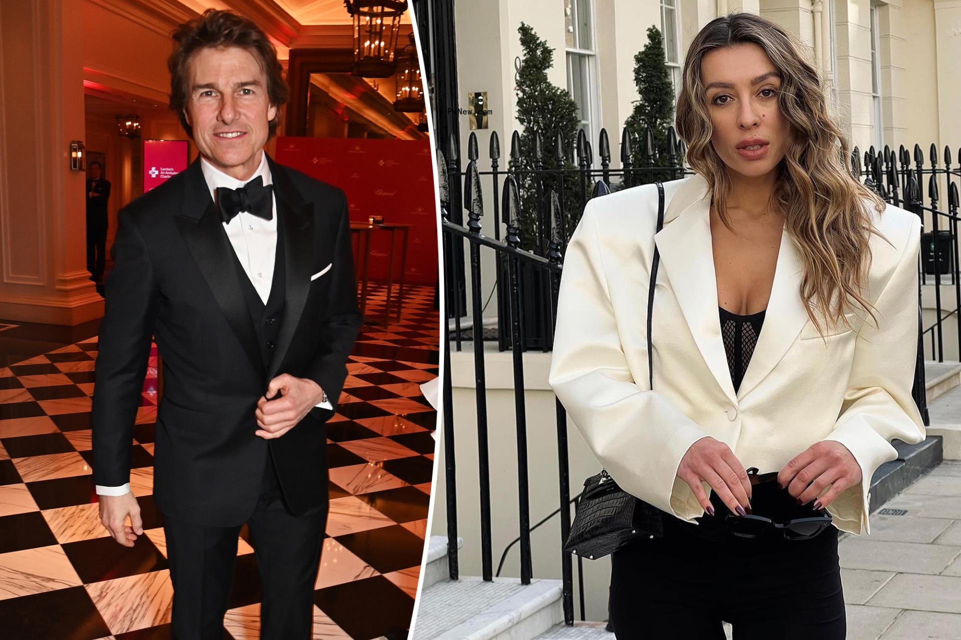 Tom Cruise met girlfriend Elsina Khayrova at one of his Lo<i></i>ndon tea parties