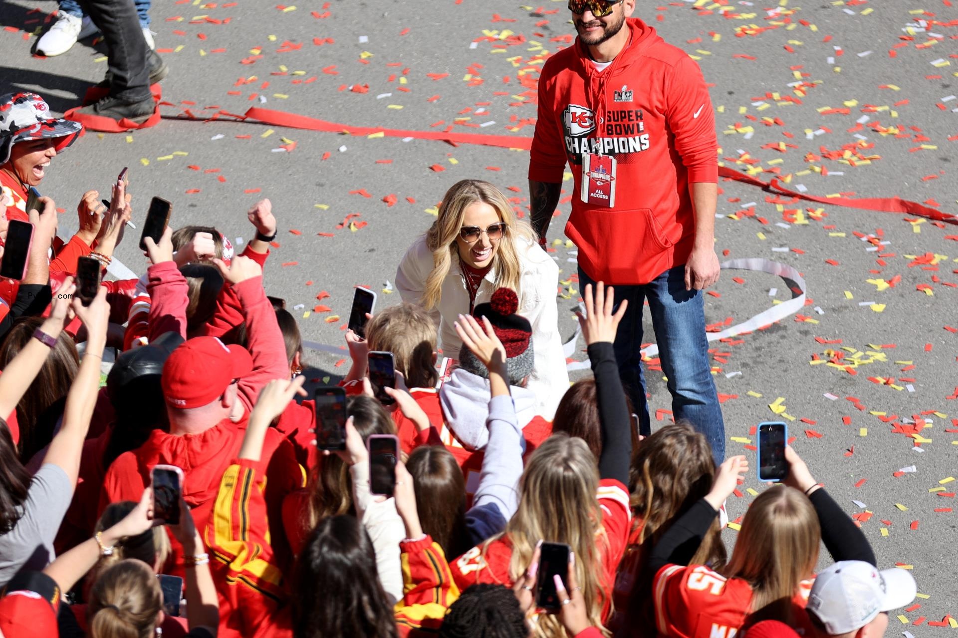 Brittany and Patrick Mahomes