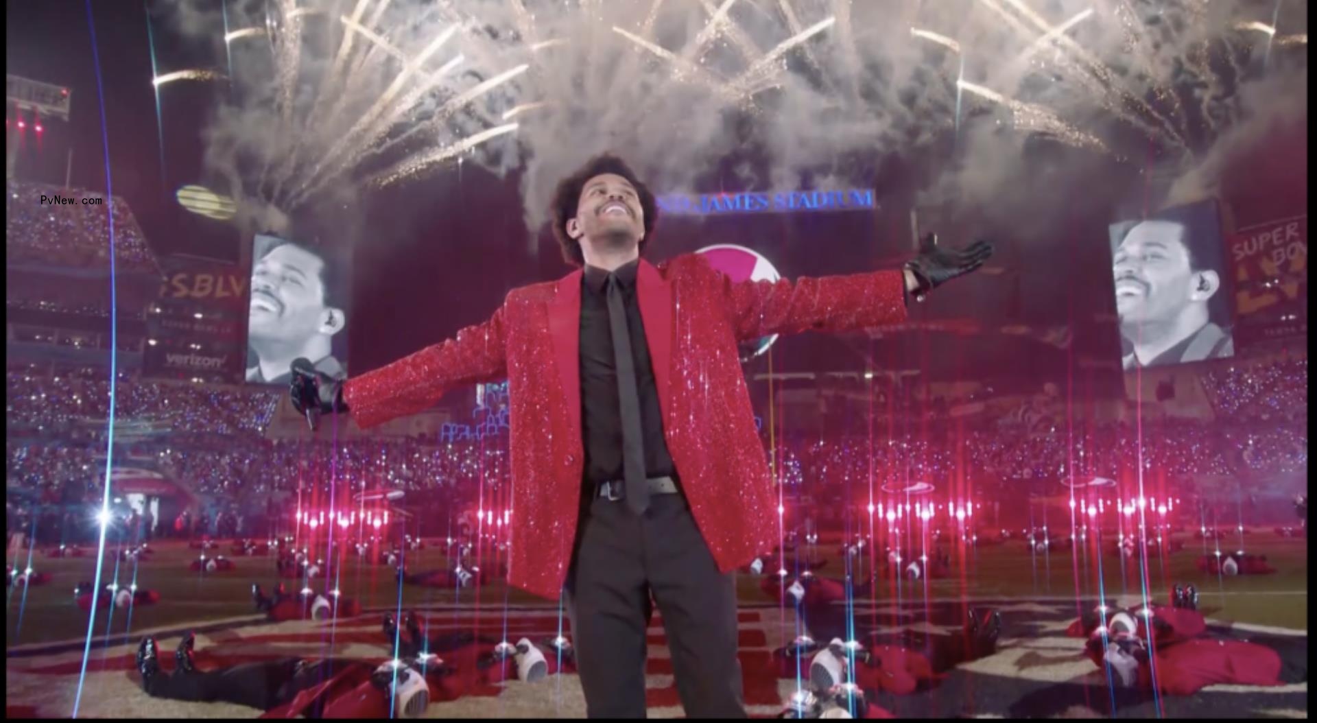The Weeknd Wows With Hit-Filled Super Bowl Halftime Show
