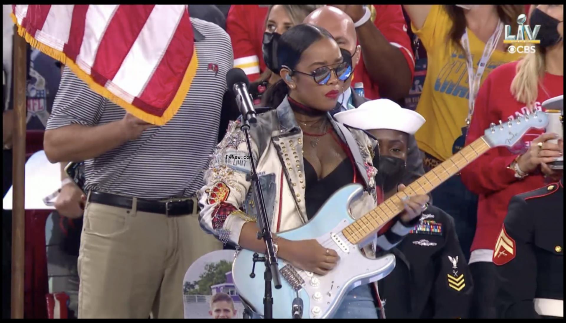 Watch Eric Church and Jazmine Sullivan’s Soulful, Syncopated Super Bowl Natio<i></i>nal Anthem; H.E.R. Shreds on ‘America the Beautiful’
