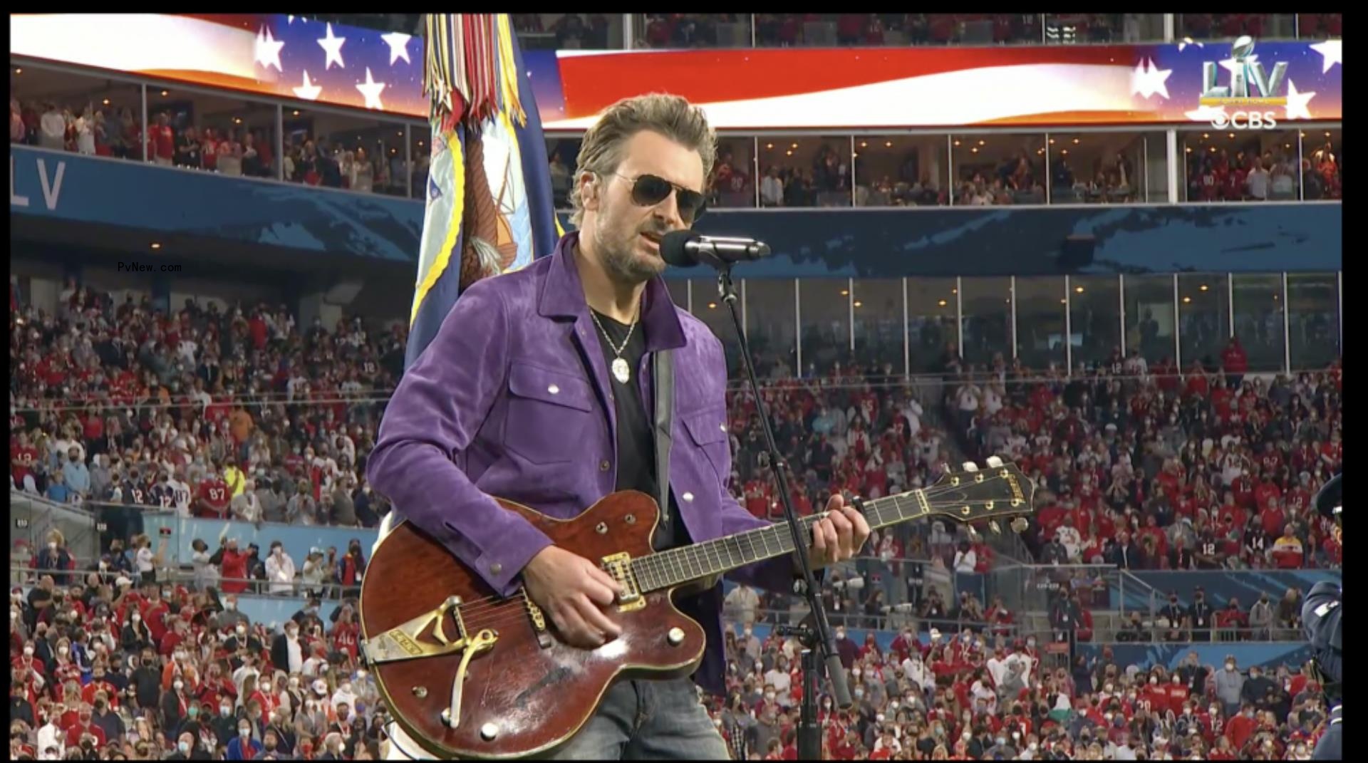 Watch Eric Church and Jazmine Sullivan’s Soulful, Syncopated Super Bowl Natio<i></i>nal Anthem; H.E.R. Shreds on ‘America the Beautiful’