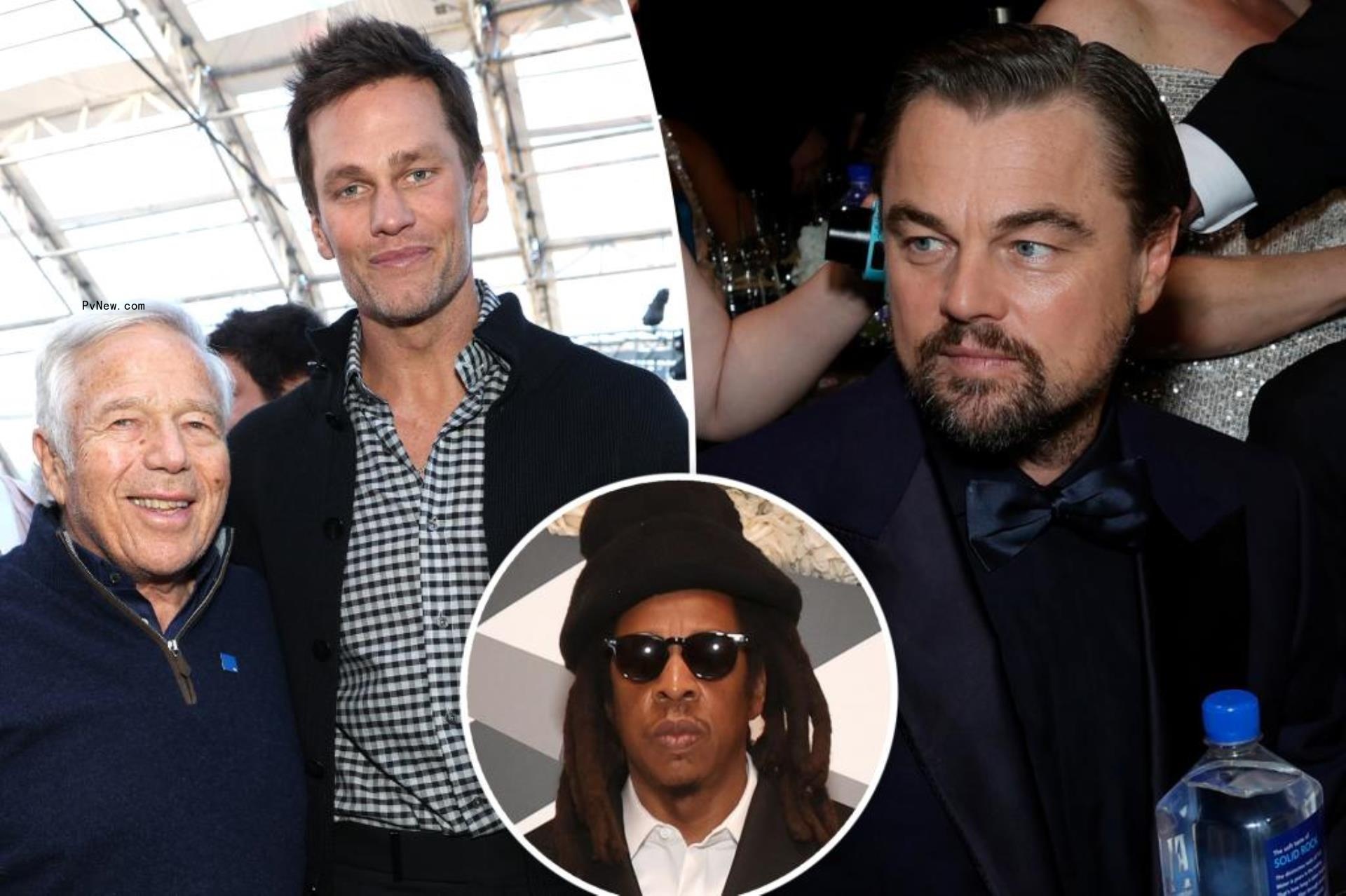 Jay-Z, Tom Brady, Leo<i></i>nardo DiCaprio