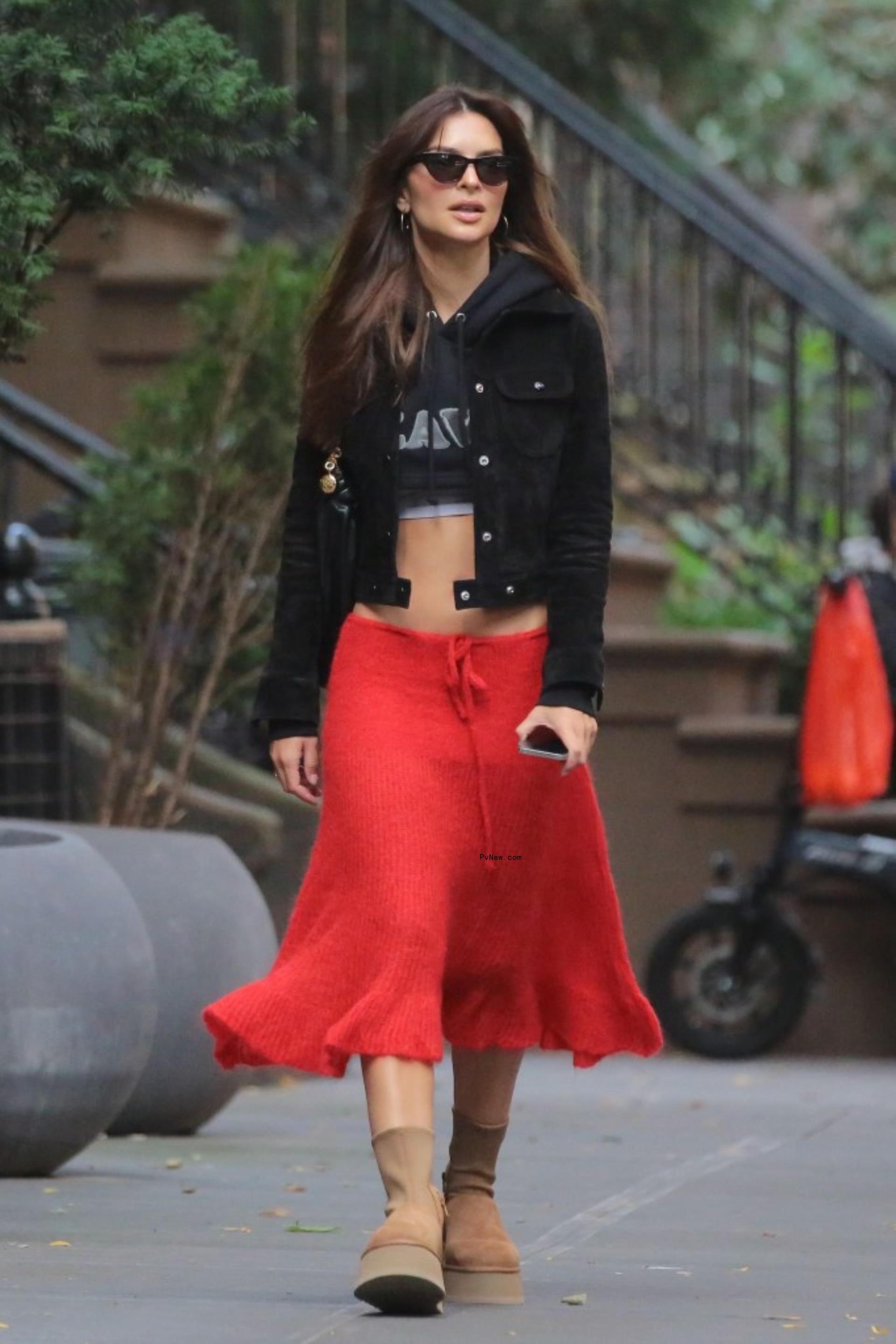 Emily Ratajkowski in New York City.