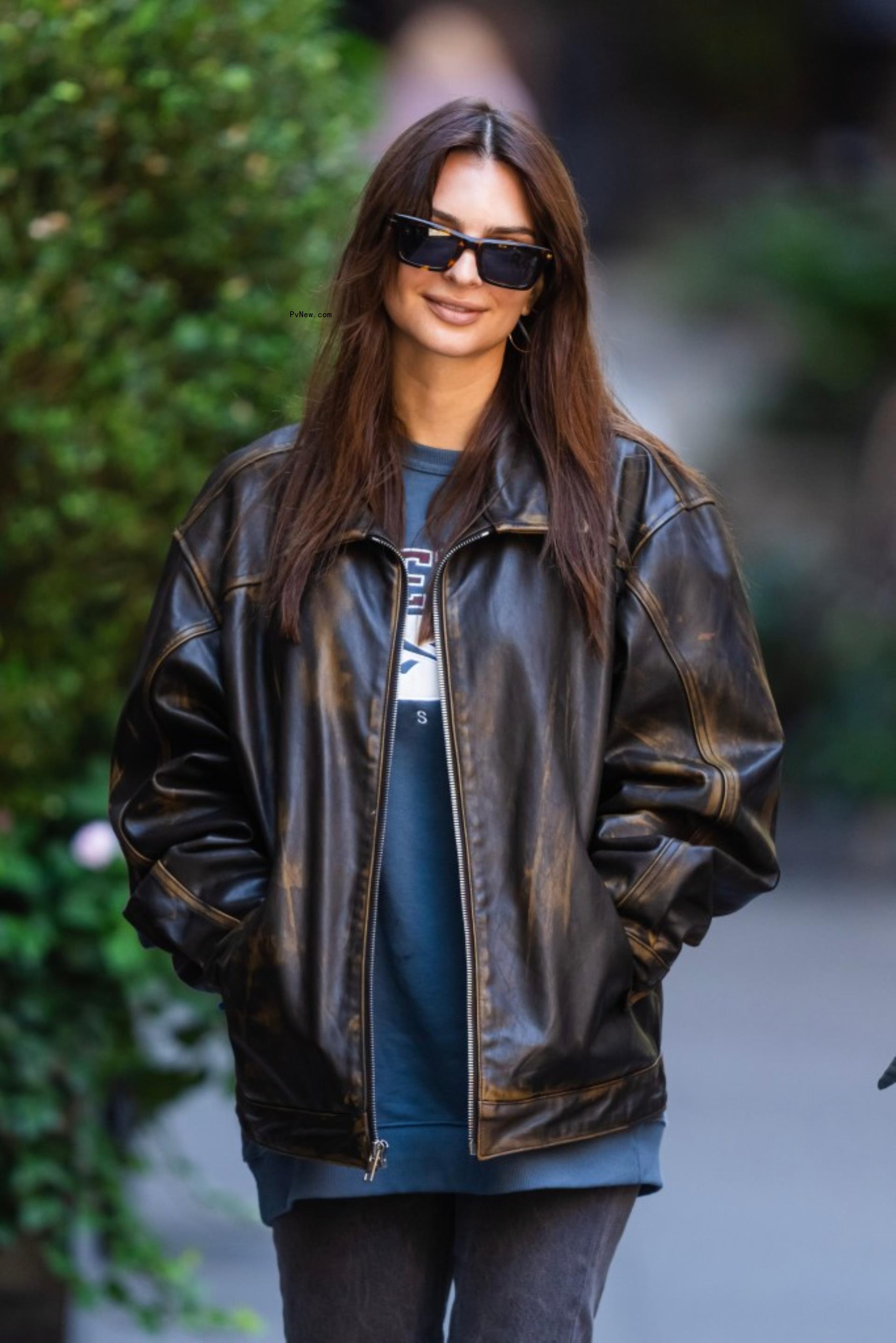 Emily Ratajkowski in New York City.