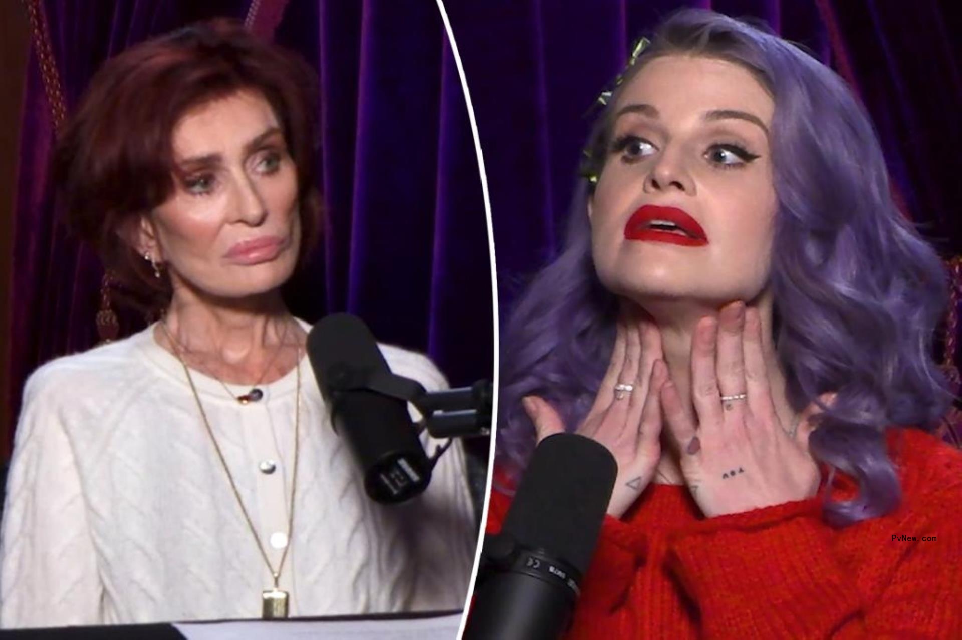 Sharon and Kelly Osbourne