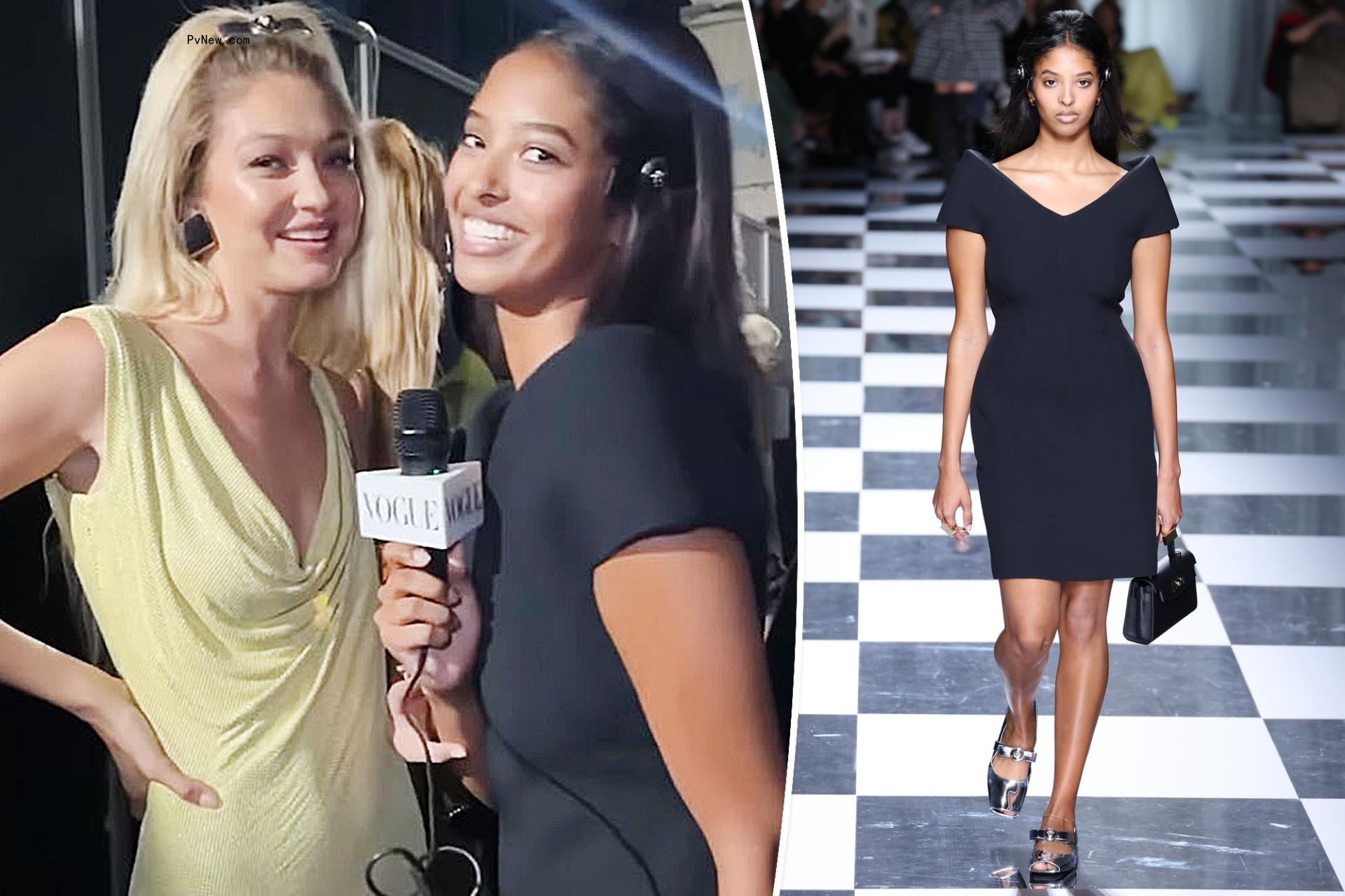 The sweet advice Gigi Hadid gave Natalia Bryant before her runway debut, revealed