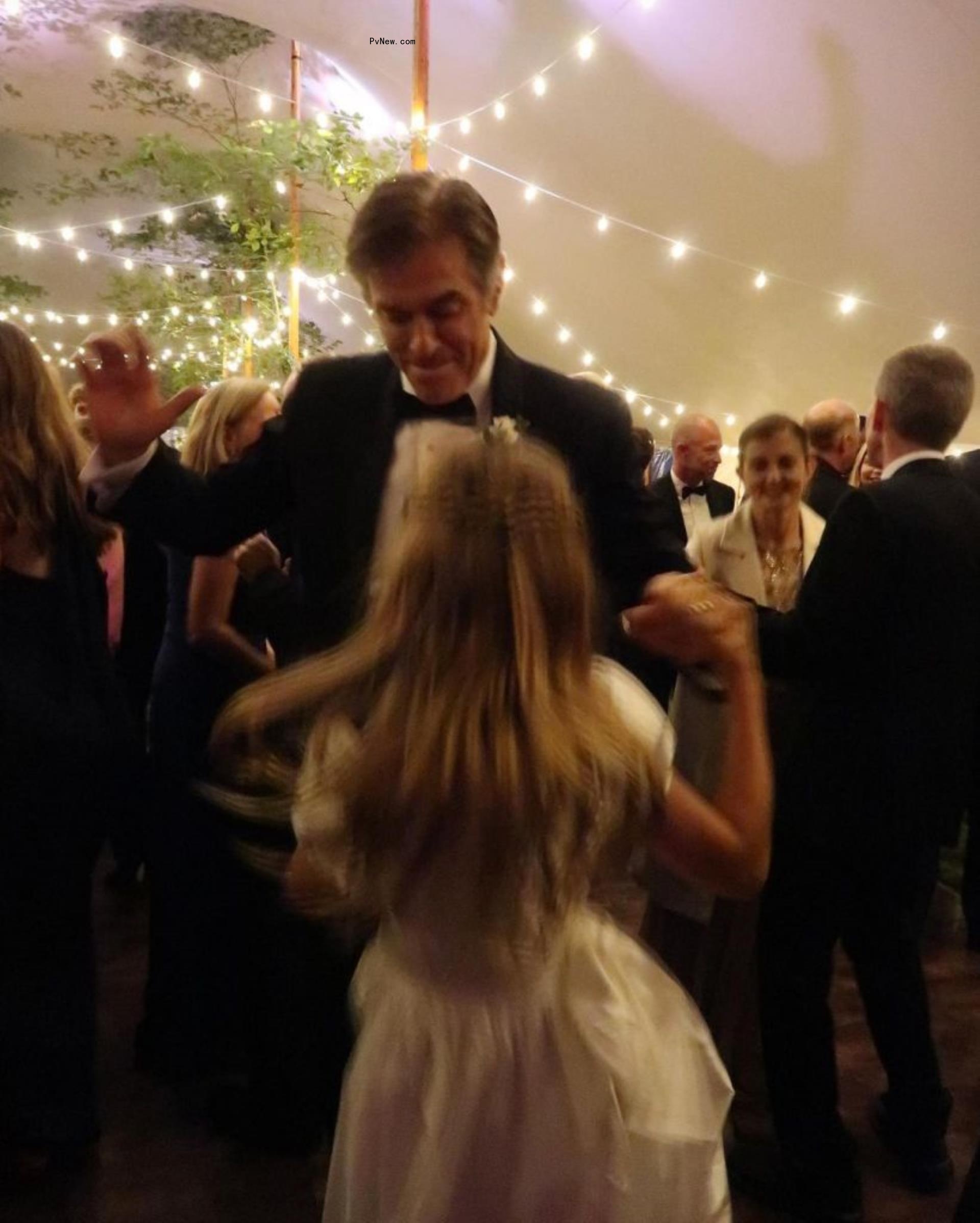 Dr. Oz at Oliver Oz's wedding.