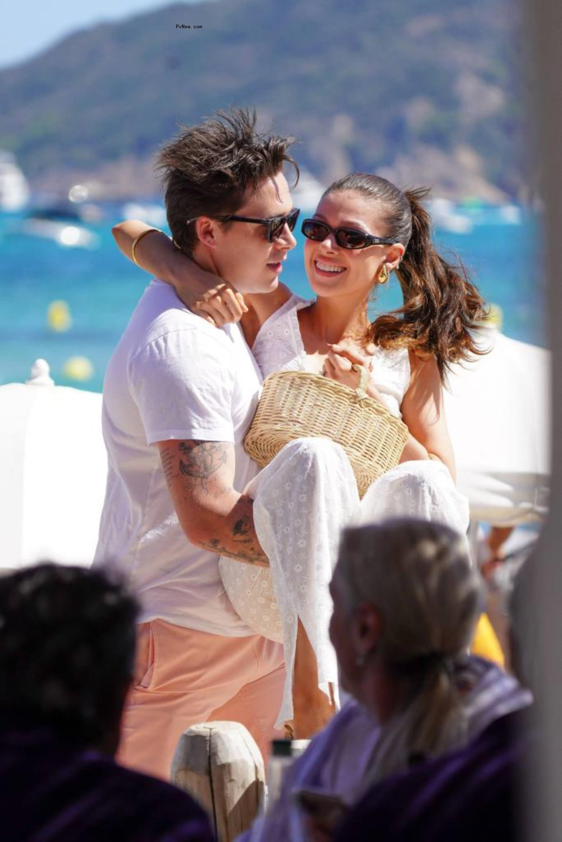 Brooklyn Beckham and Nicola Peltz. 