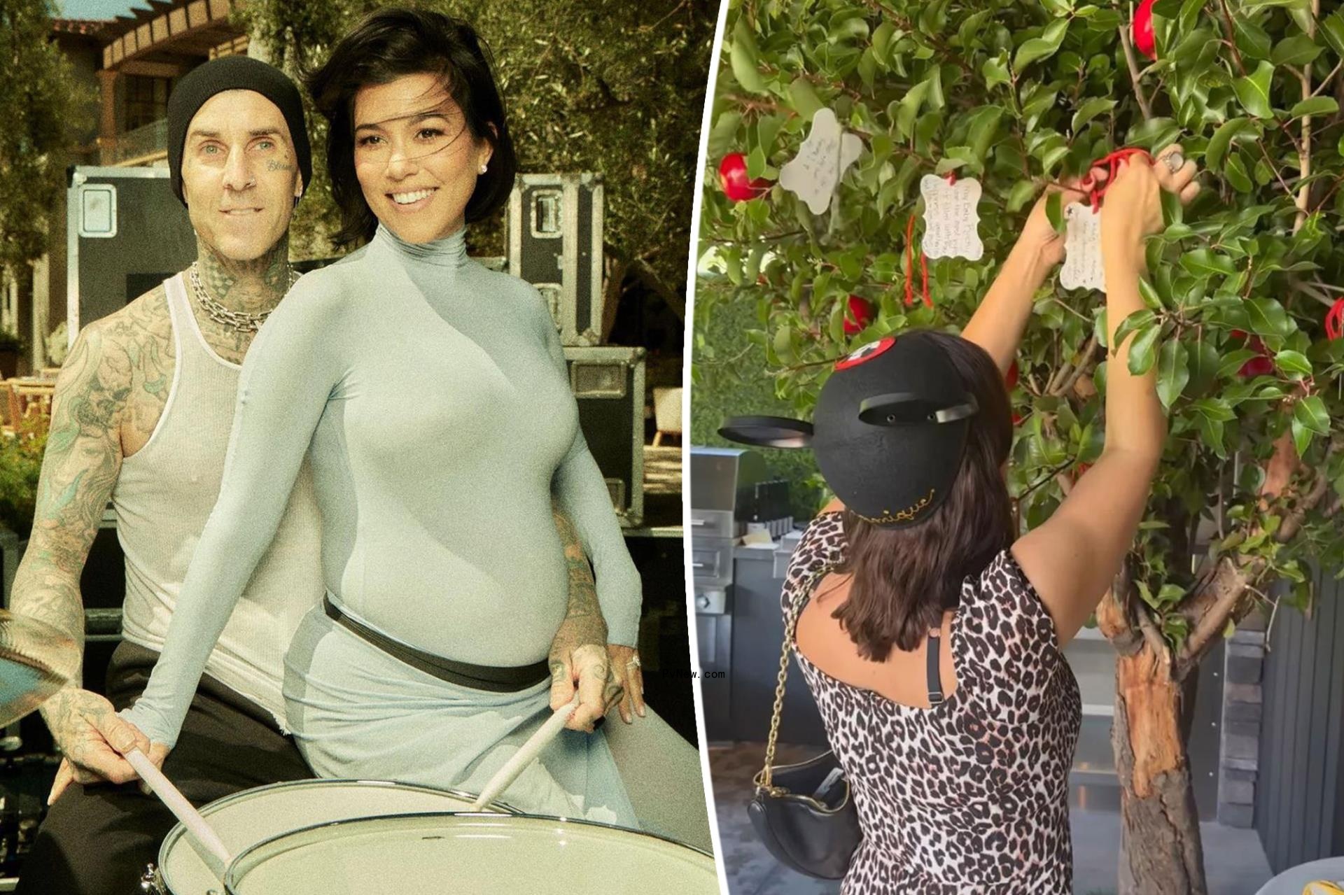 Travis Barker seemingly co<i></i>nfirms his, Kourtney Kardashian’s baby’s name after delet<i></i>ed pic