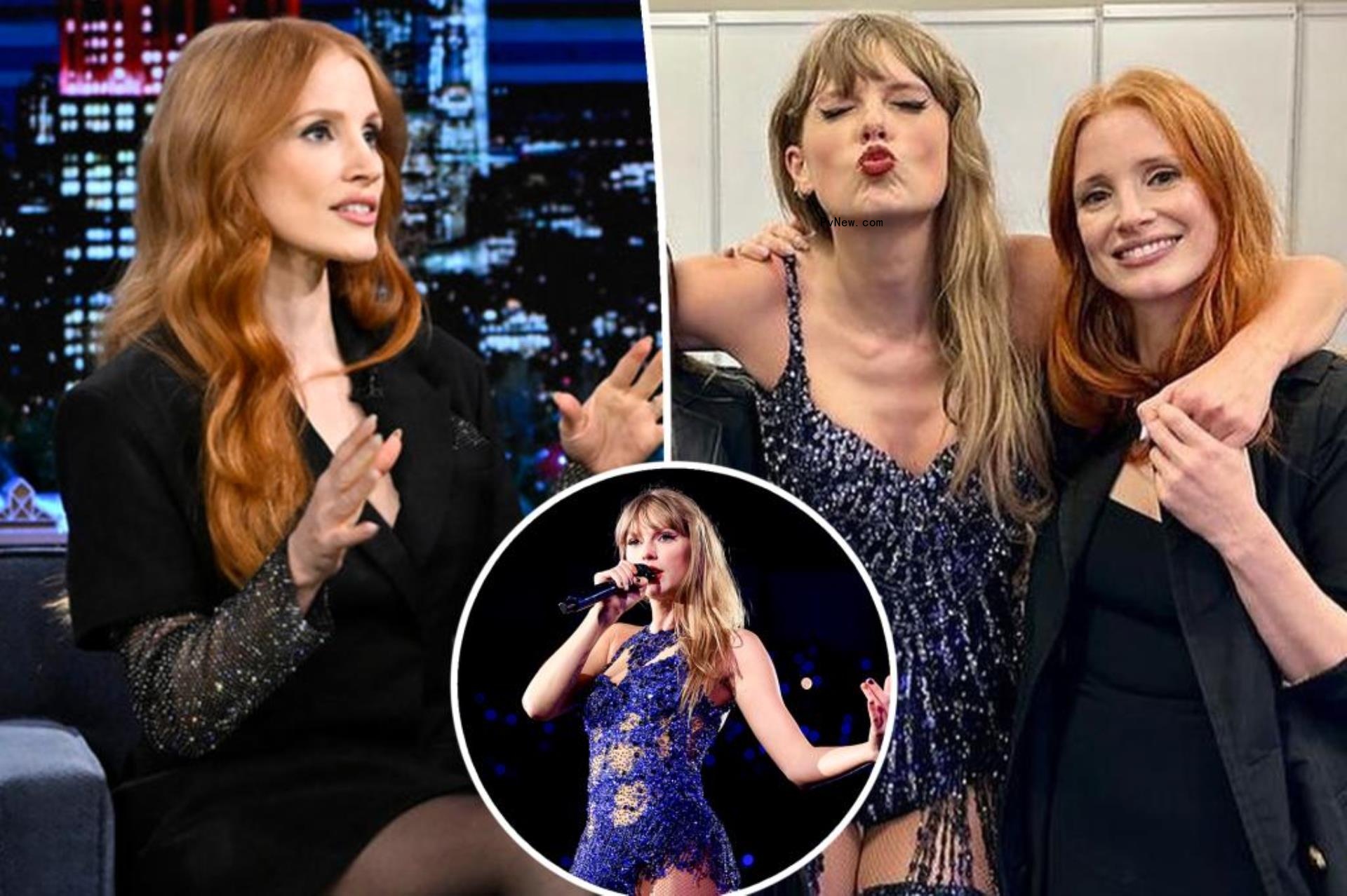 Jessica Chastain and Taylor Swift