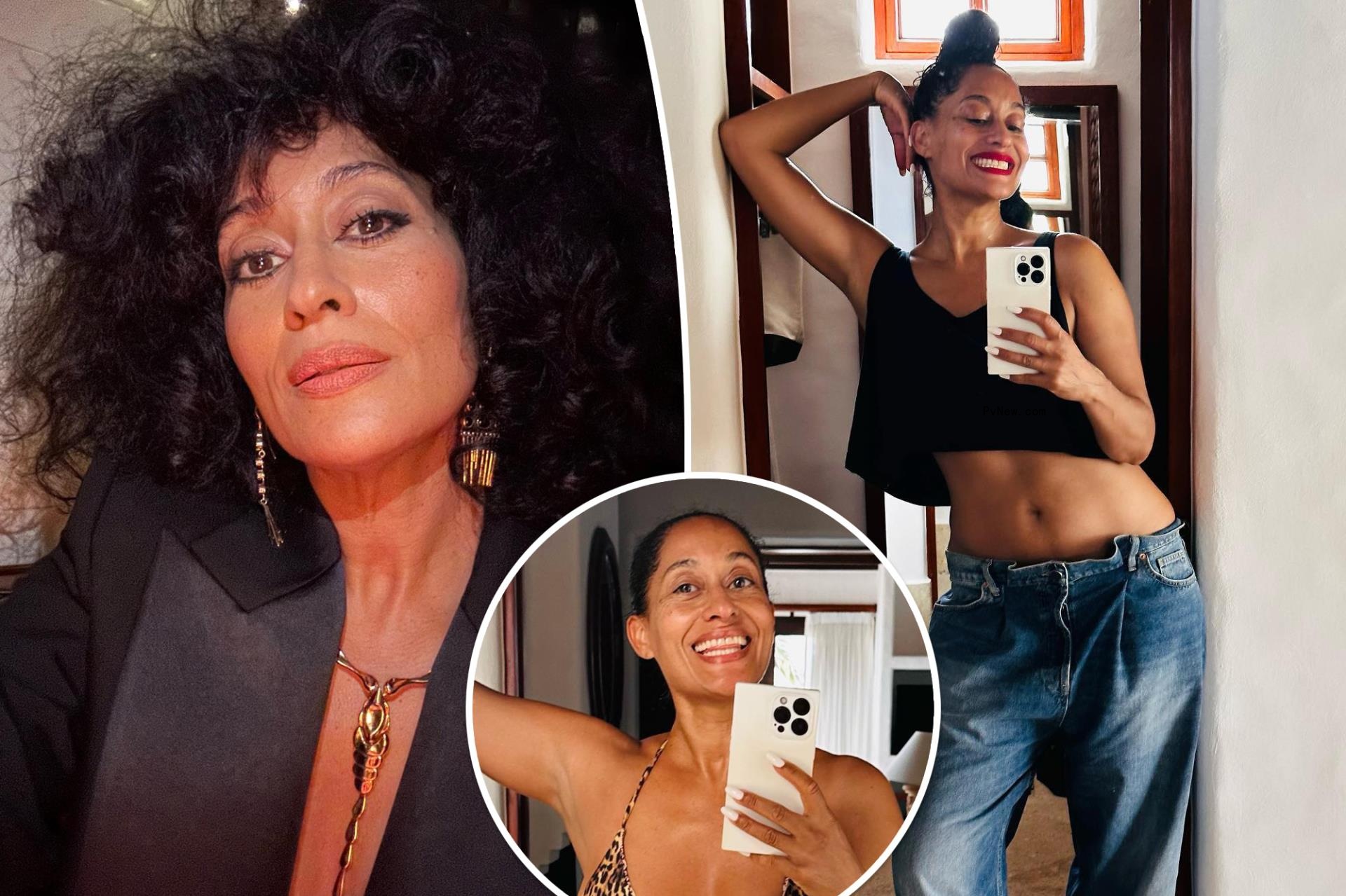Tracee Ellis Ross, 50, serves ‘body goals’ in leopard bikini