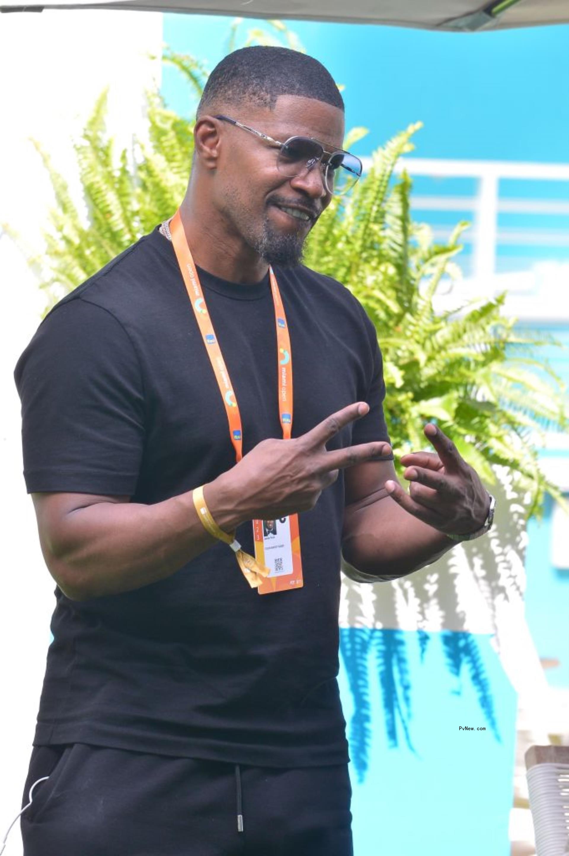 Jamie Foxx in March.