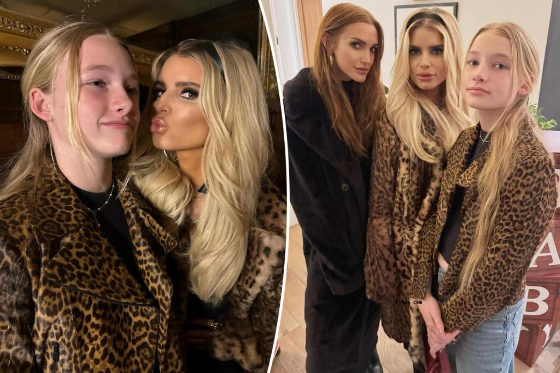 Jessica Simpson and daughter