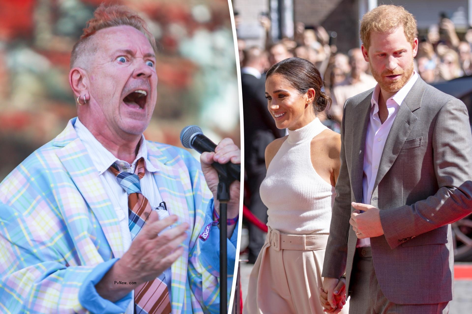 Sex Pistols fro<i></i>ntman tells Prince Harry, Meghan Markle to ‘f–k off and shut up’