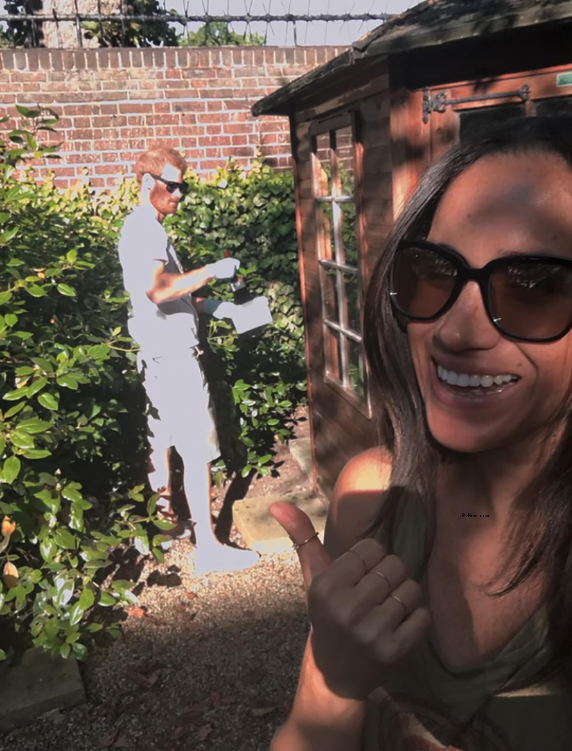 Prince Harry and Meghan Markle.