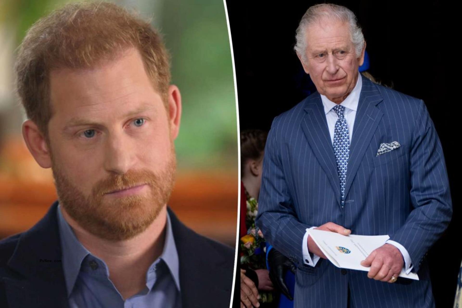 Prince Harry and King Charles III
