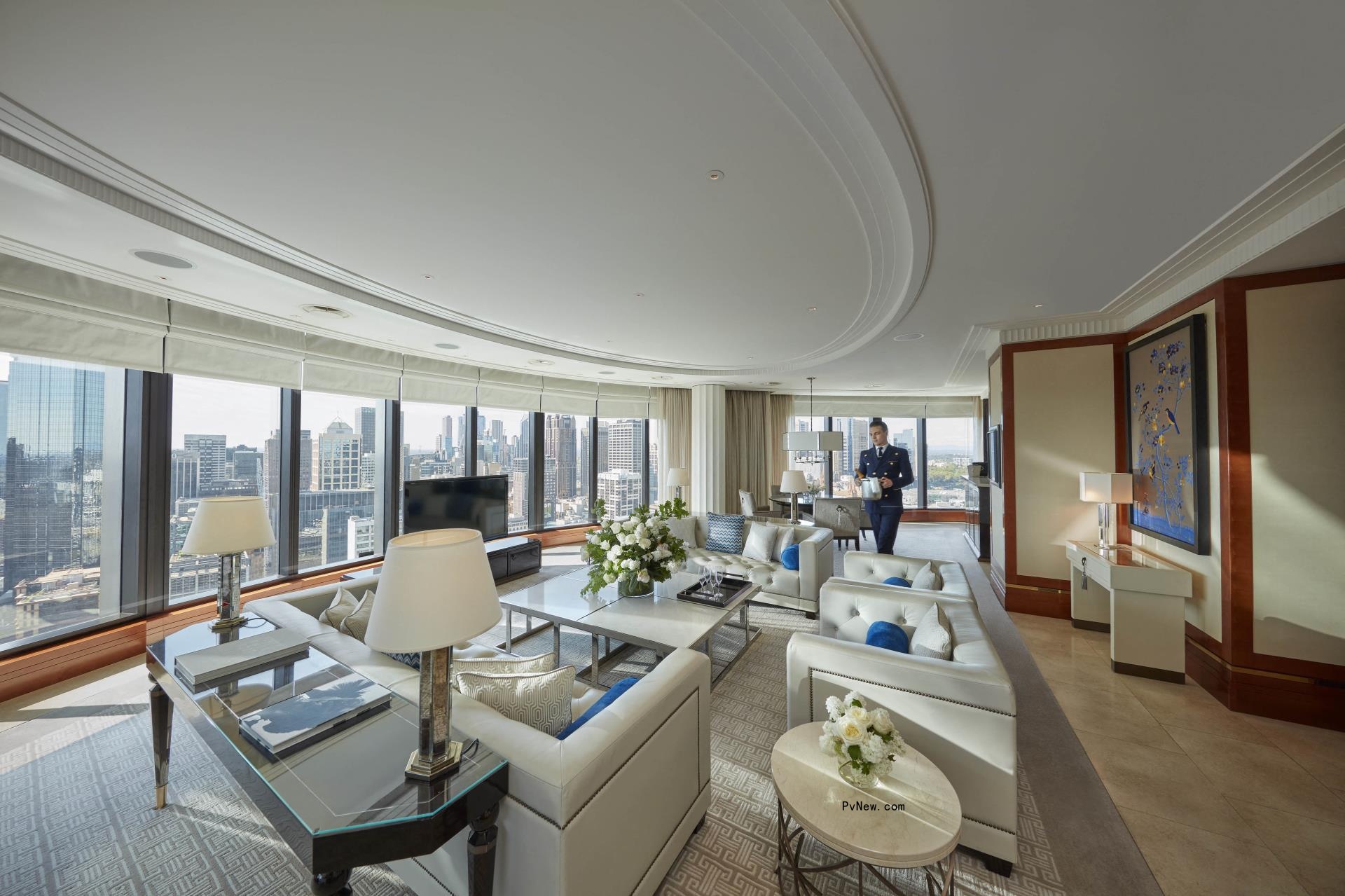 The presidential villa at Crown Towers Melbourne