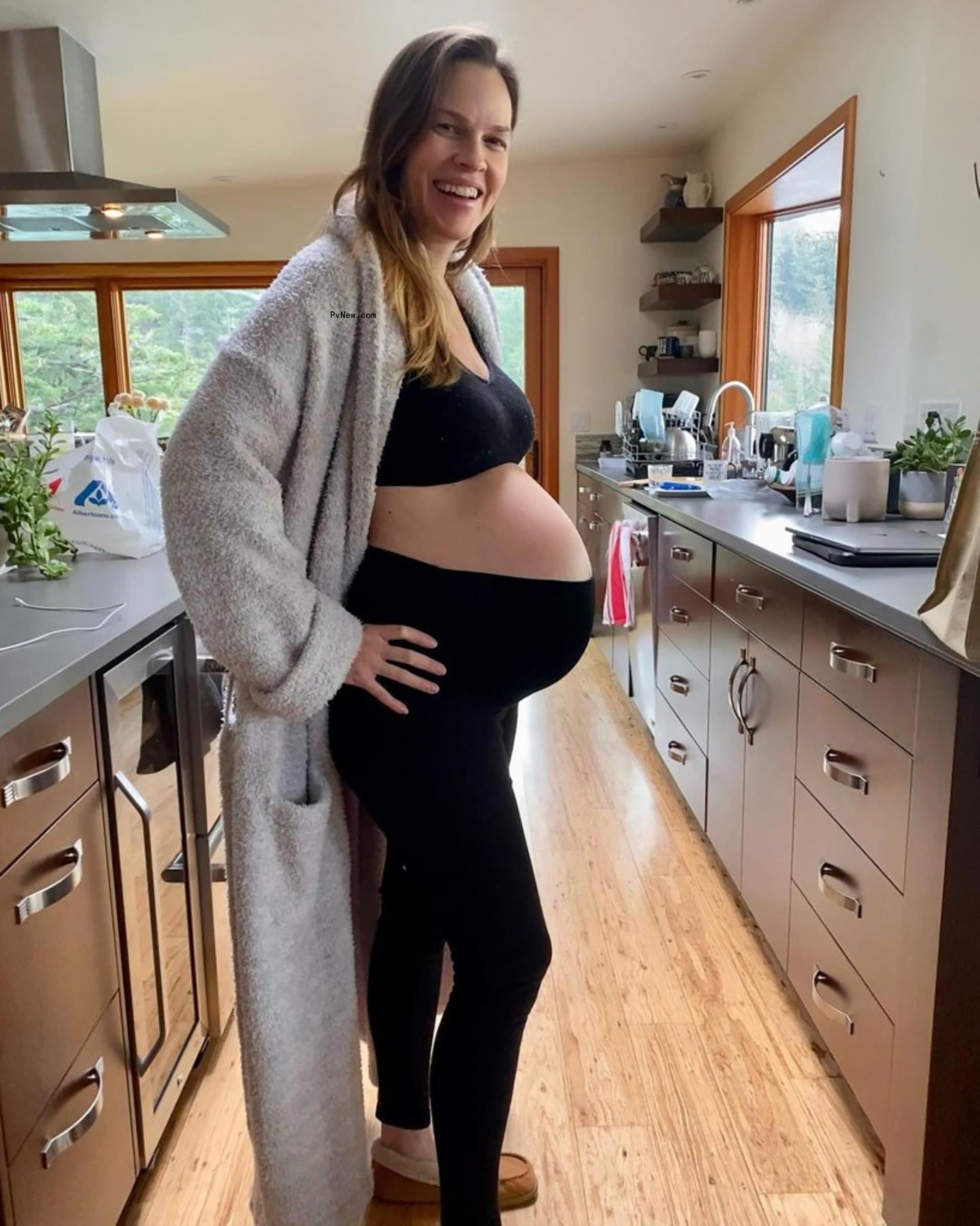 Hilary Swank pregnant