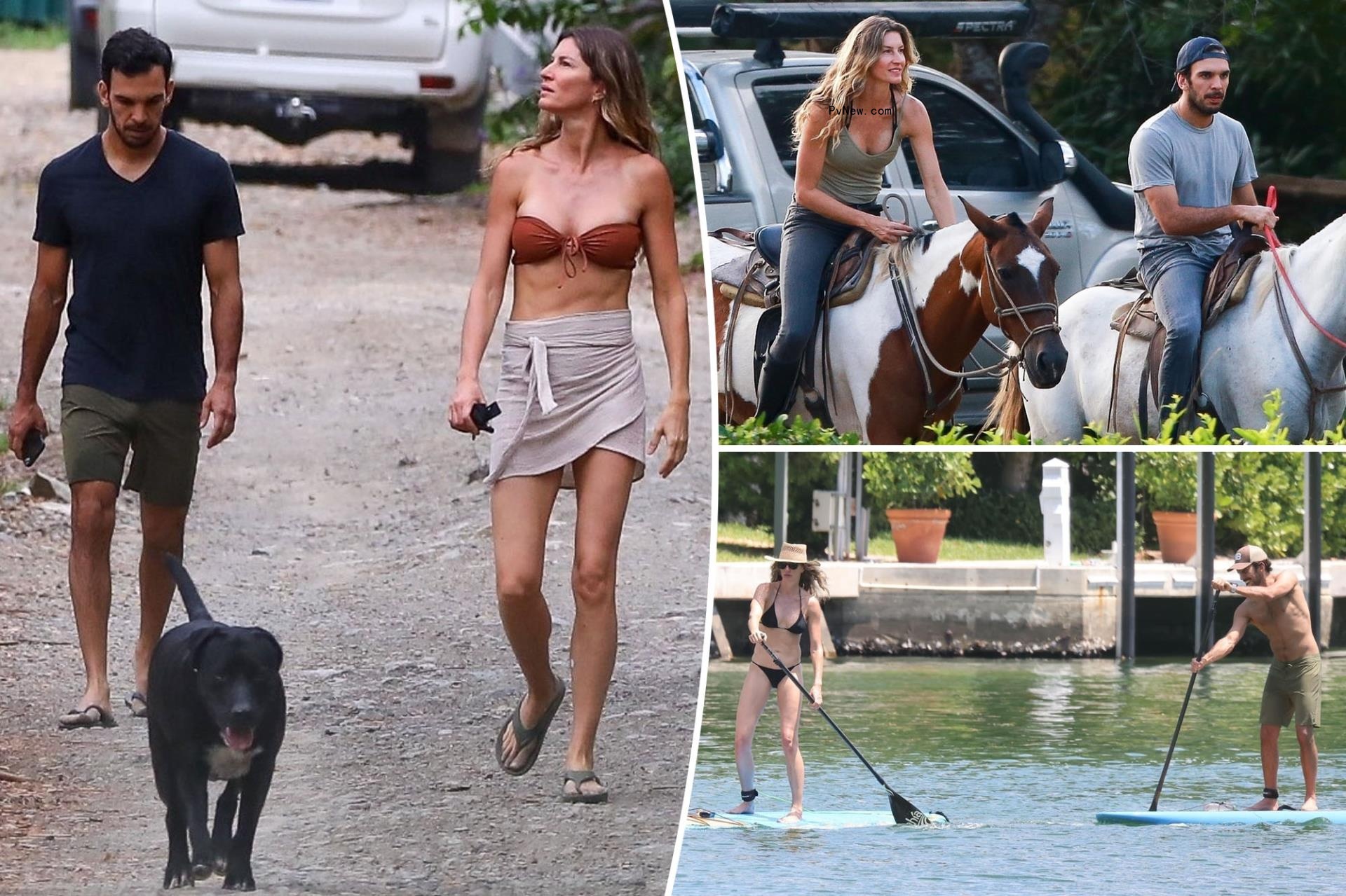 Gisele Bündchen and jiu-jitsu trainer Joaquim Valente ‘deeply in love,’ seen kissing on Valentine’s Day in Miami: sources