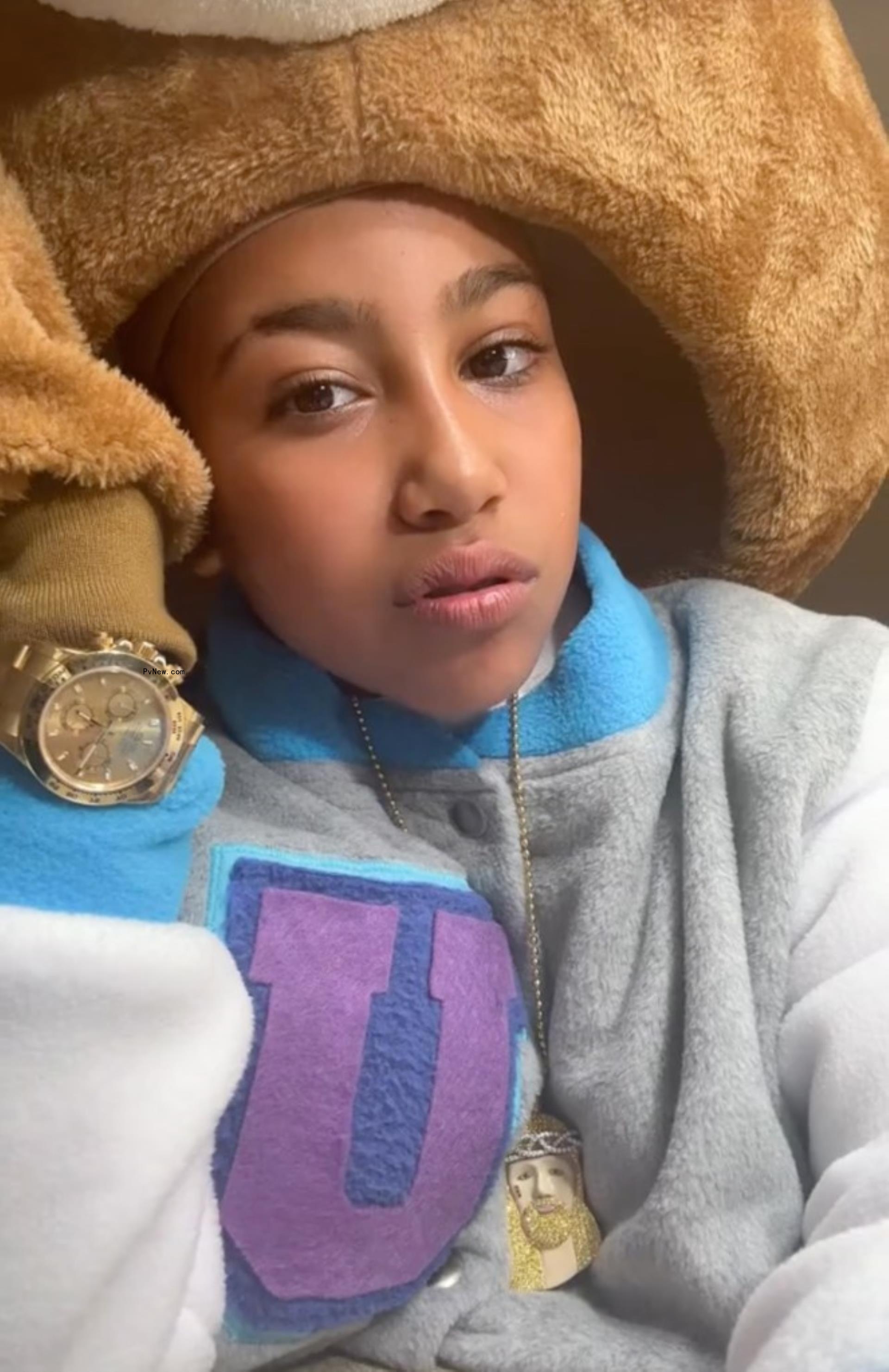 North West selfie