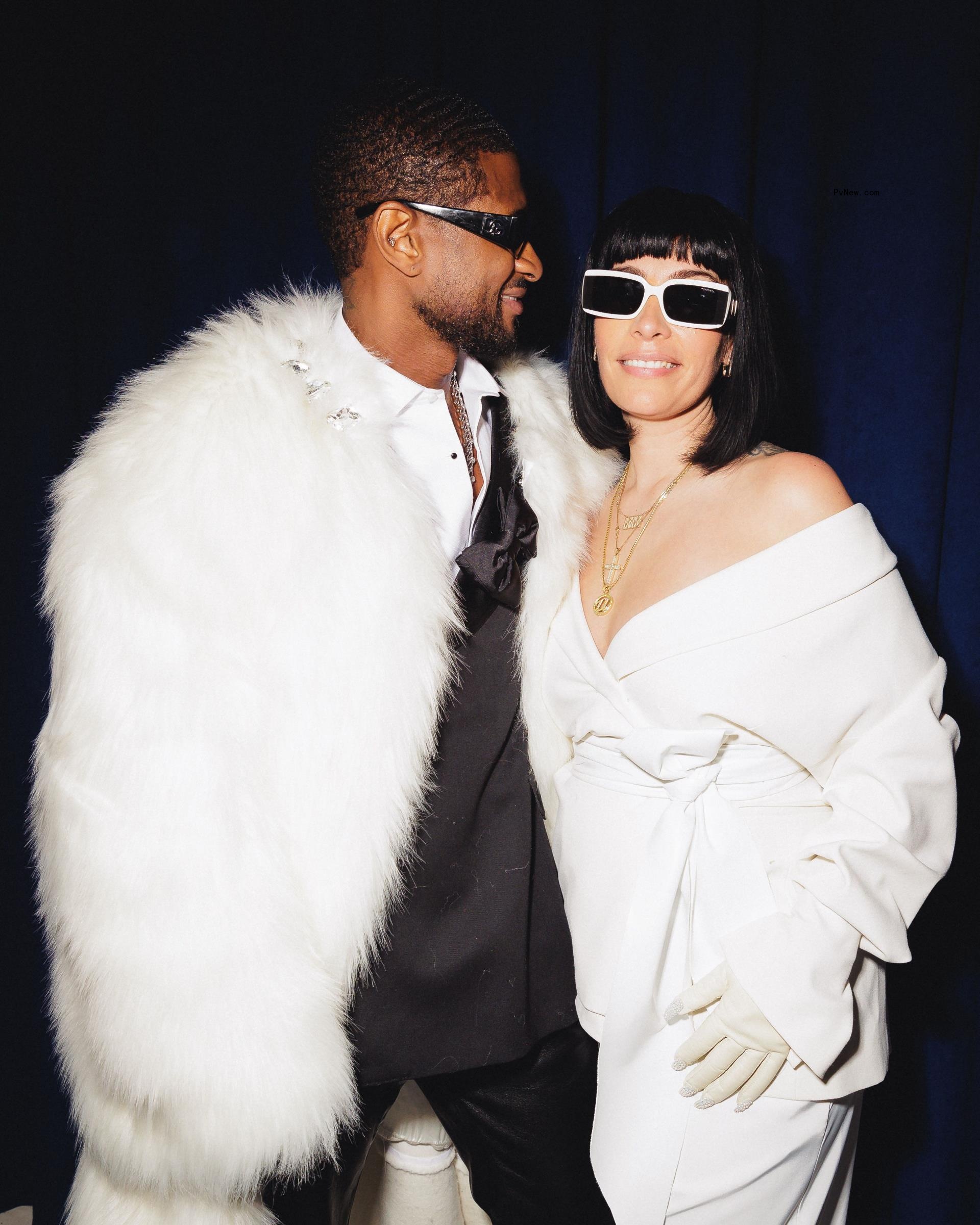 Jennifer Goicoechea and Usher