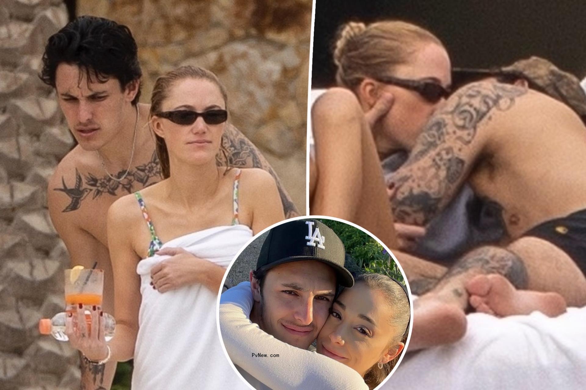 Ariana Grande’s ex Dalton Gomez makes out with Maika Mo<i></i>nroe in Mexico 4 mo<i></i>nths after finalizing divorce