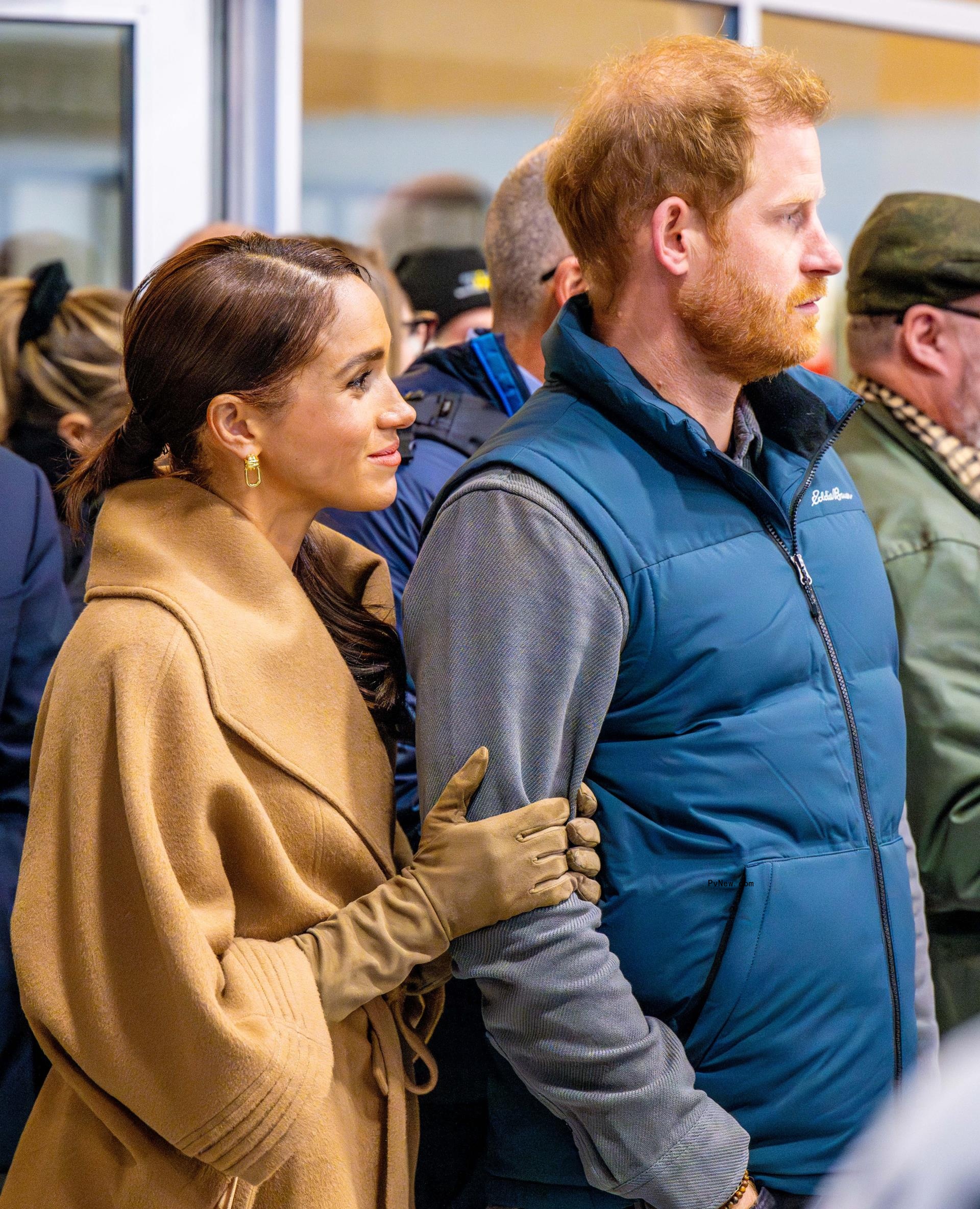 Meghan Markle and Prince Harry at the 2025 Invictus Games training camp.